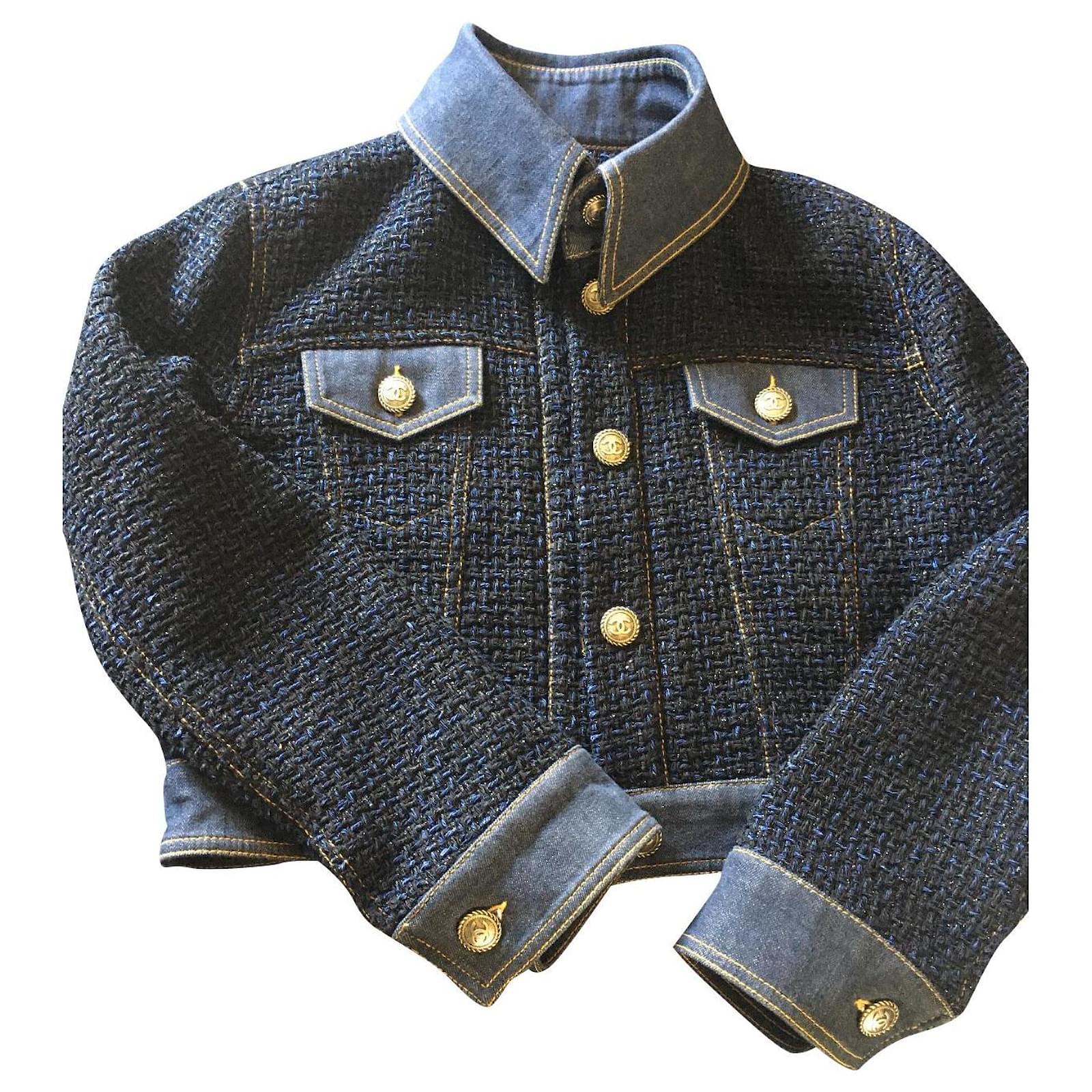 Giacche Giubbotto Jeans Chanel Cappotto Modello Chanel GIACCA CHANEL