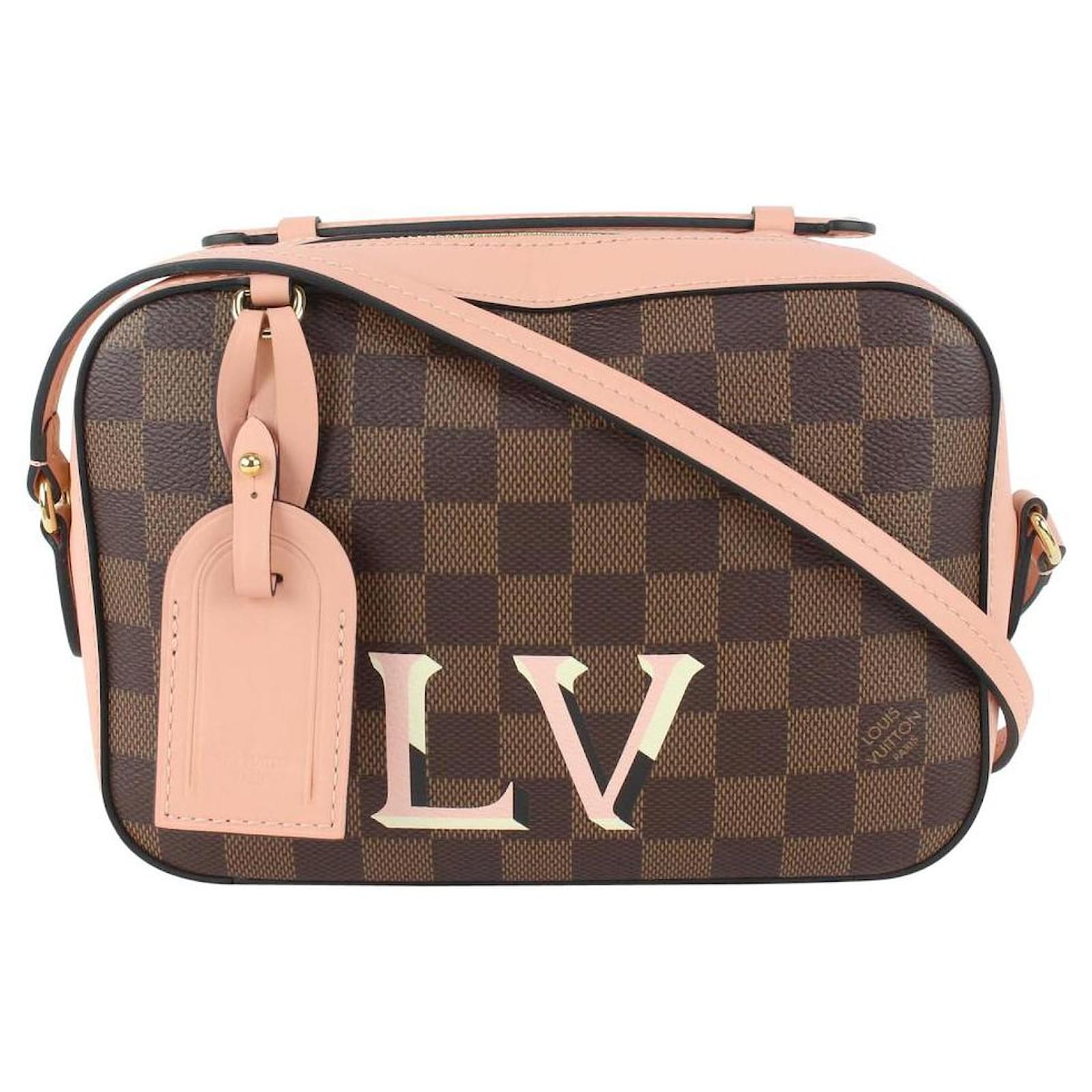 Louis Vuitton Damier Ebene Venus Santa Monica Camera Bag Crossbody Leather  ref.371237 - Joli Closet