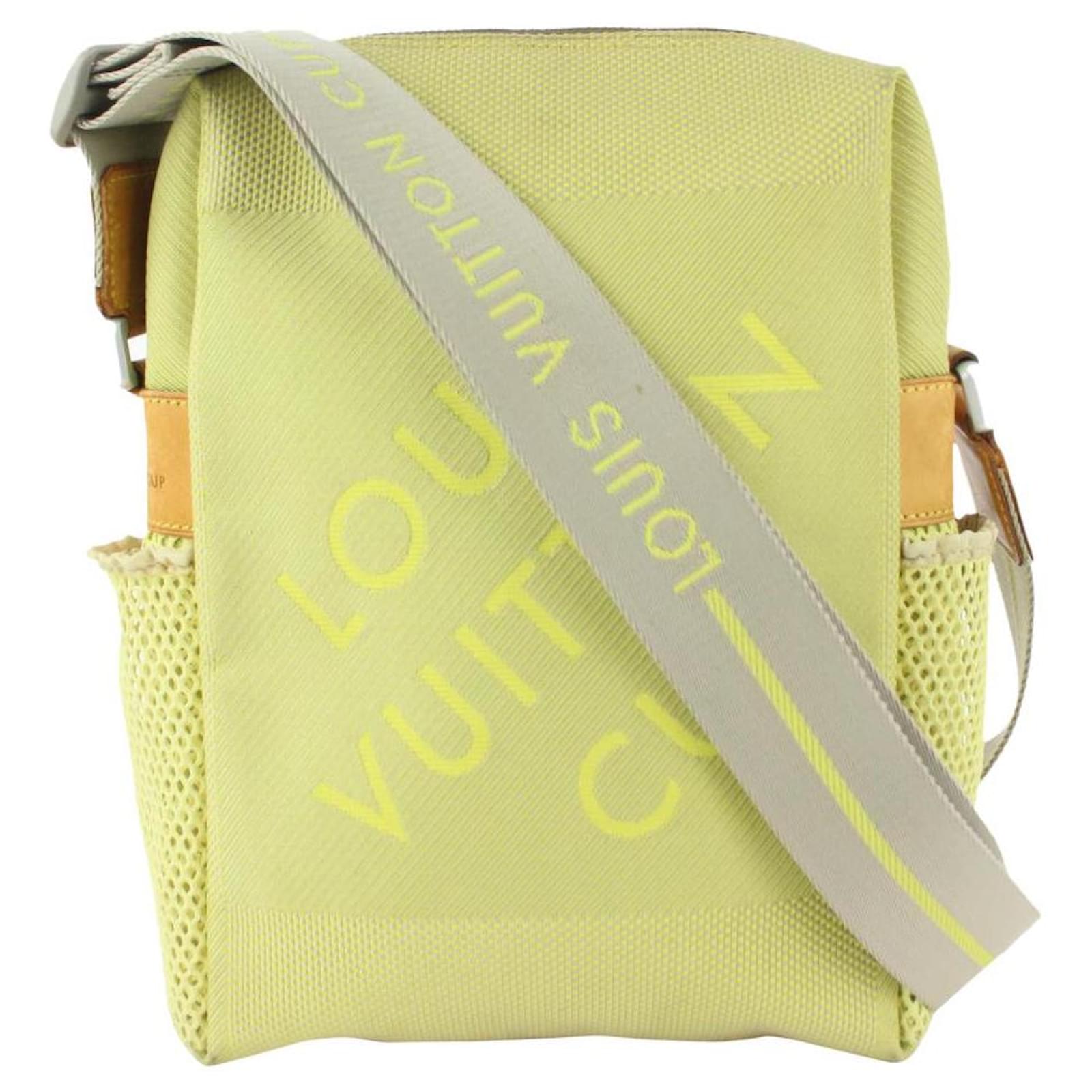 Louis Vuitton LV Cup Lime Green Damier Geant Danube Weatherly