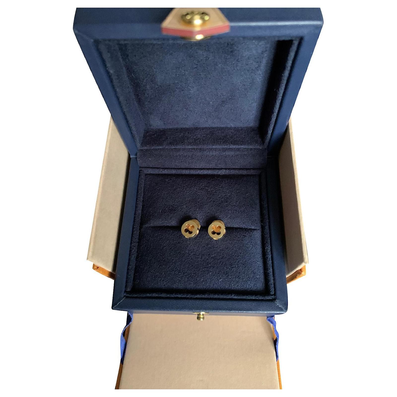 Louis Vuitton Vuitton Empreintes earrings Yellow Yellow gold ref.371505 -  Joli Closet