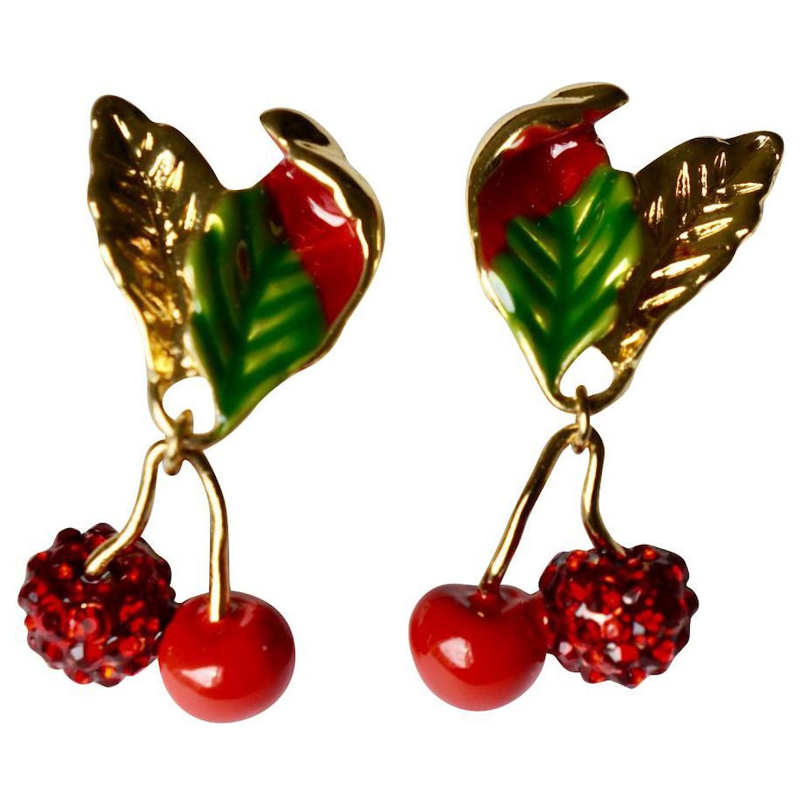 Les Nereides Earrings Red Metal ref.371513 - Joli Closet