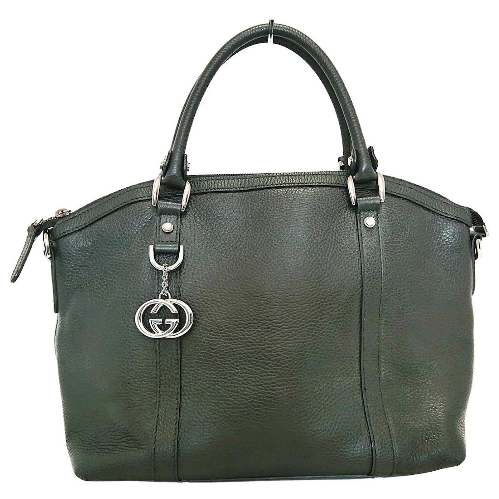 Gucci handbag Black Leather ref.371813 - Joli Closet