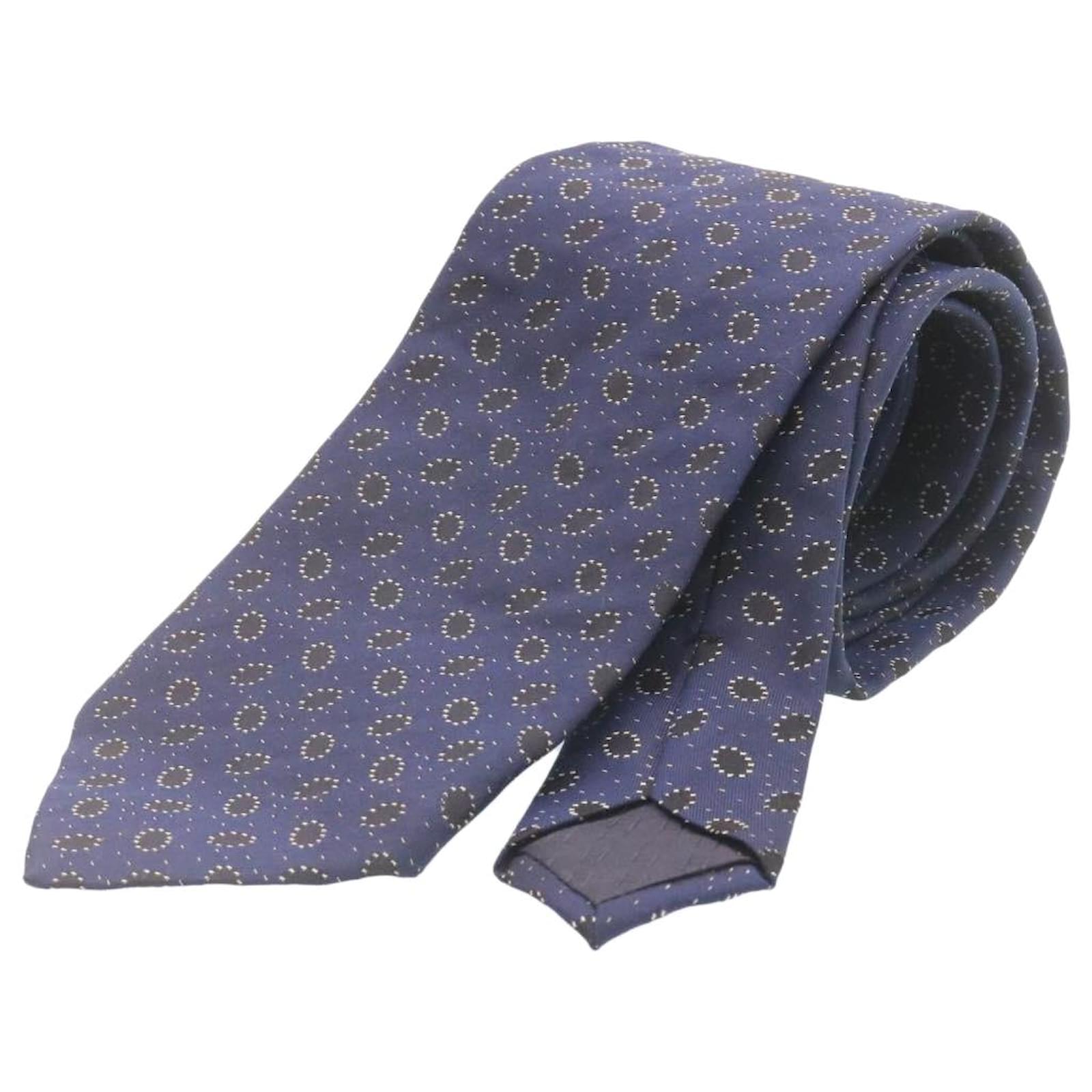 hermes navy tie