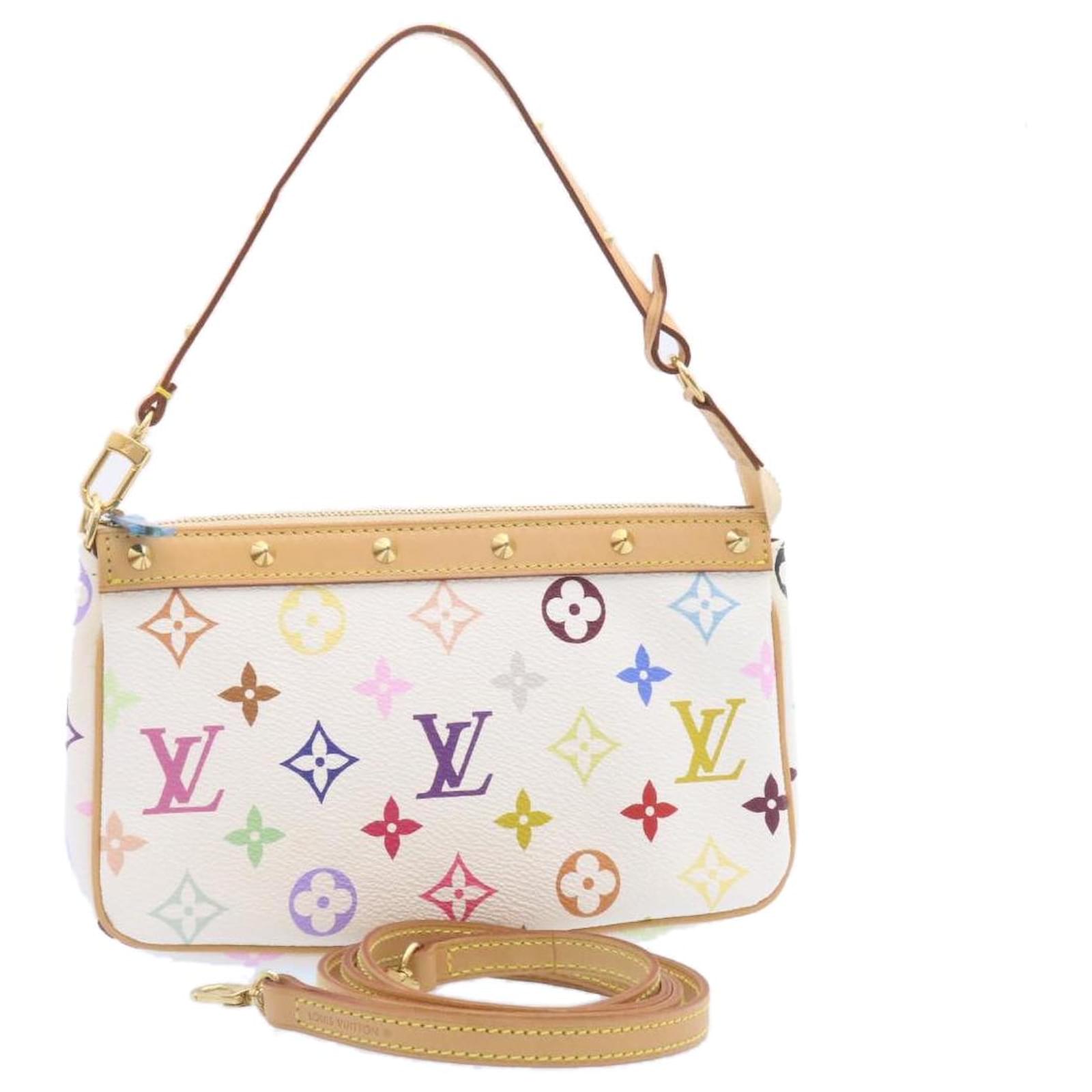 louis vuitton white and color bolsa