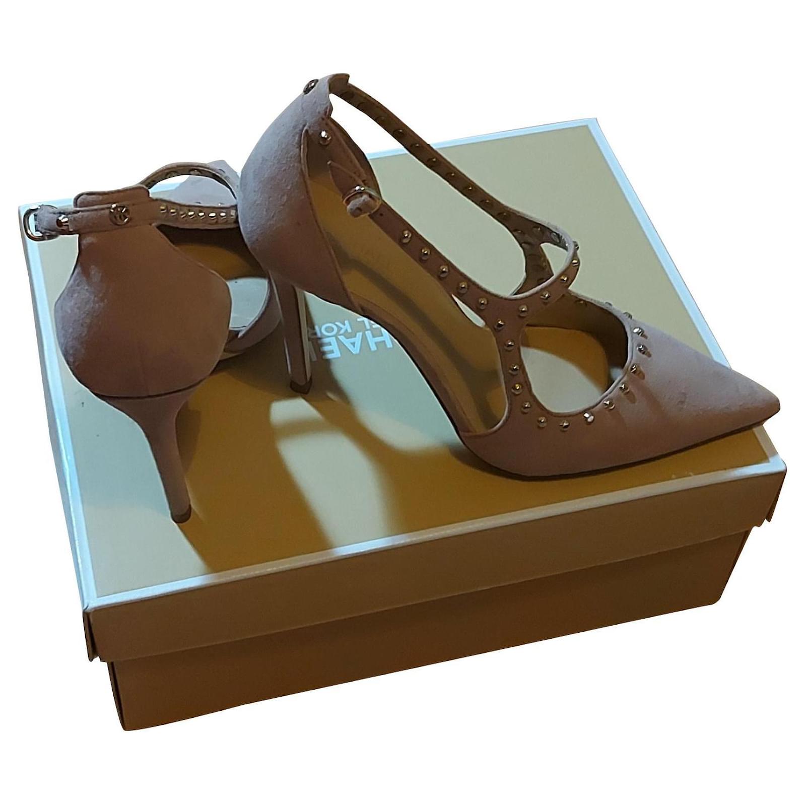 Michael Kors Tacones Rosa Dorado ref.372253 - Joli Closet