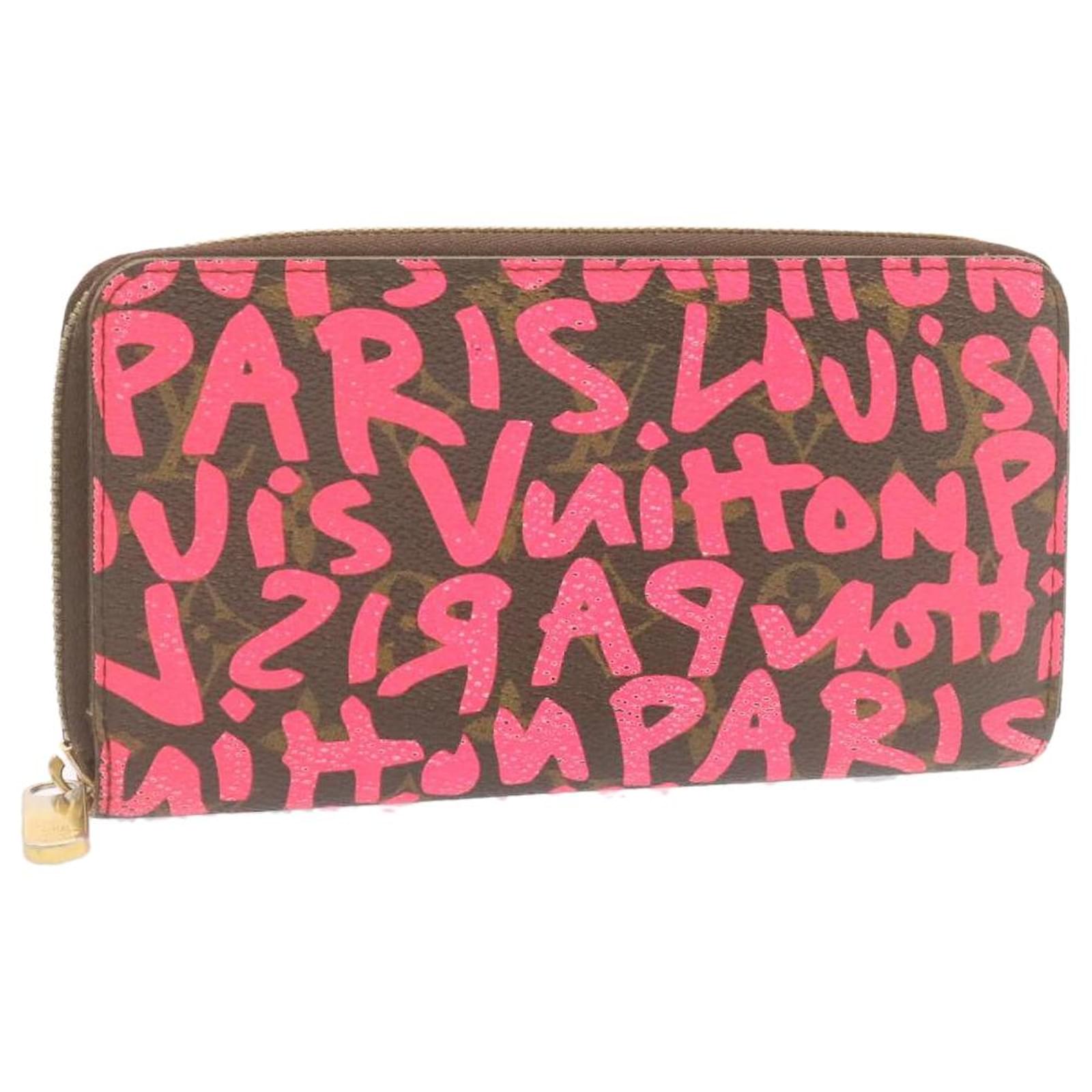 LOUIS VUITTON Monogram Graffiti Zippy Wallet Pink M93710 LV Auth ar4814  Pink gold ref.372812 - Joli Closet