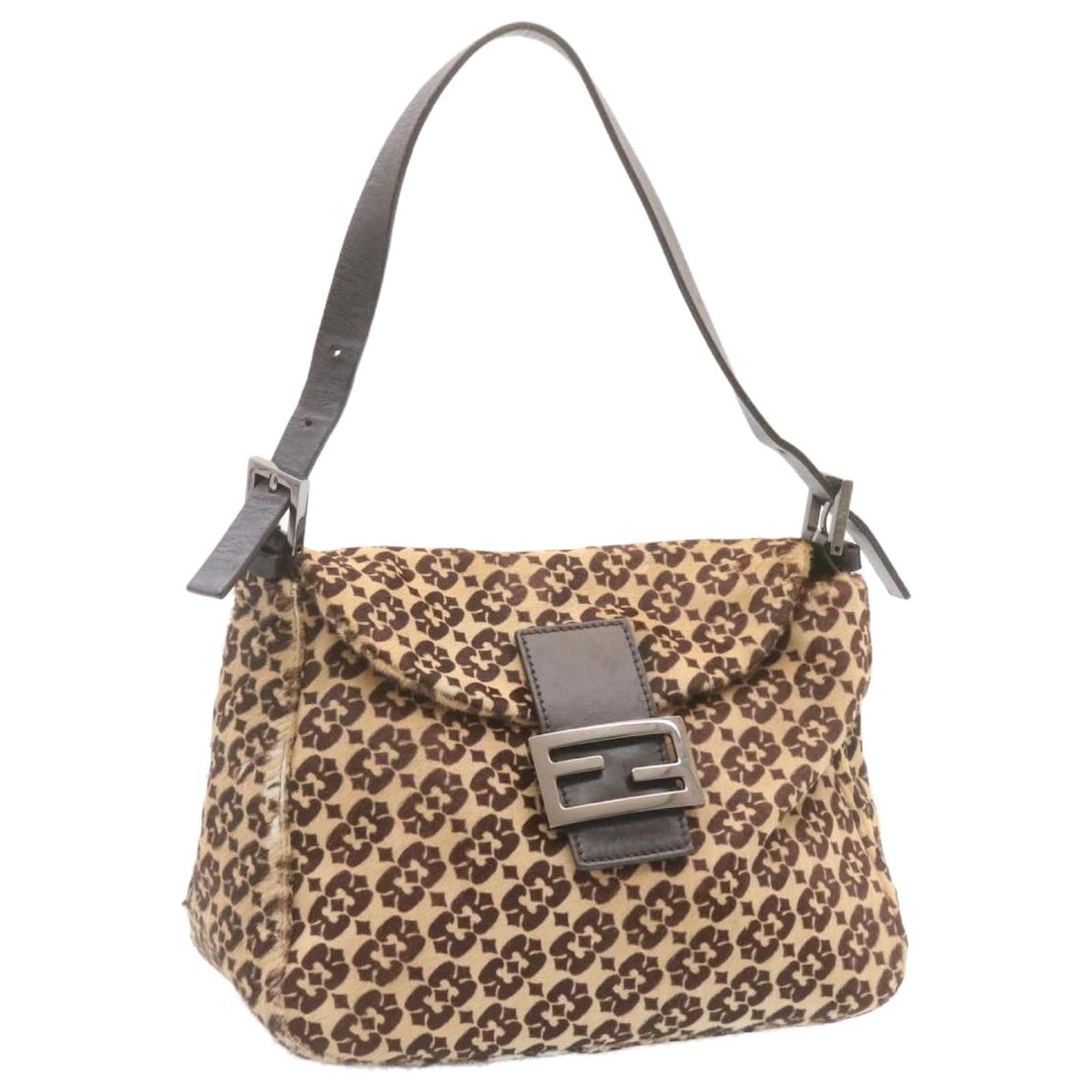 バッグ FENDI MAMMA UNBORN CALF SHOULDER BAG FENDI MAMMA UNBORN CALF SHOULDER BAG Calf Shoulder Bag FF Zucca eBay