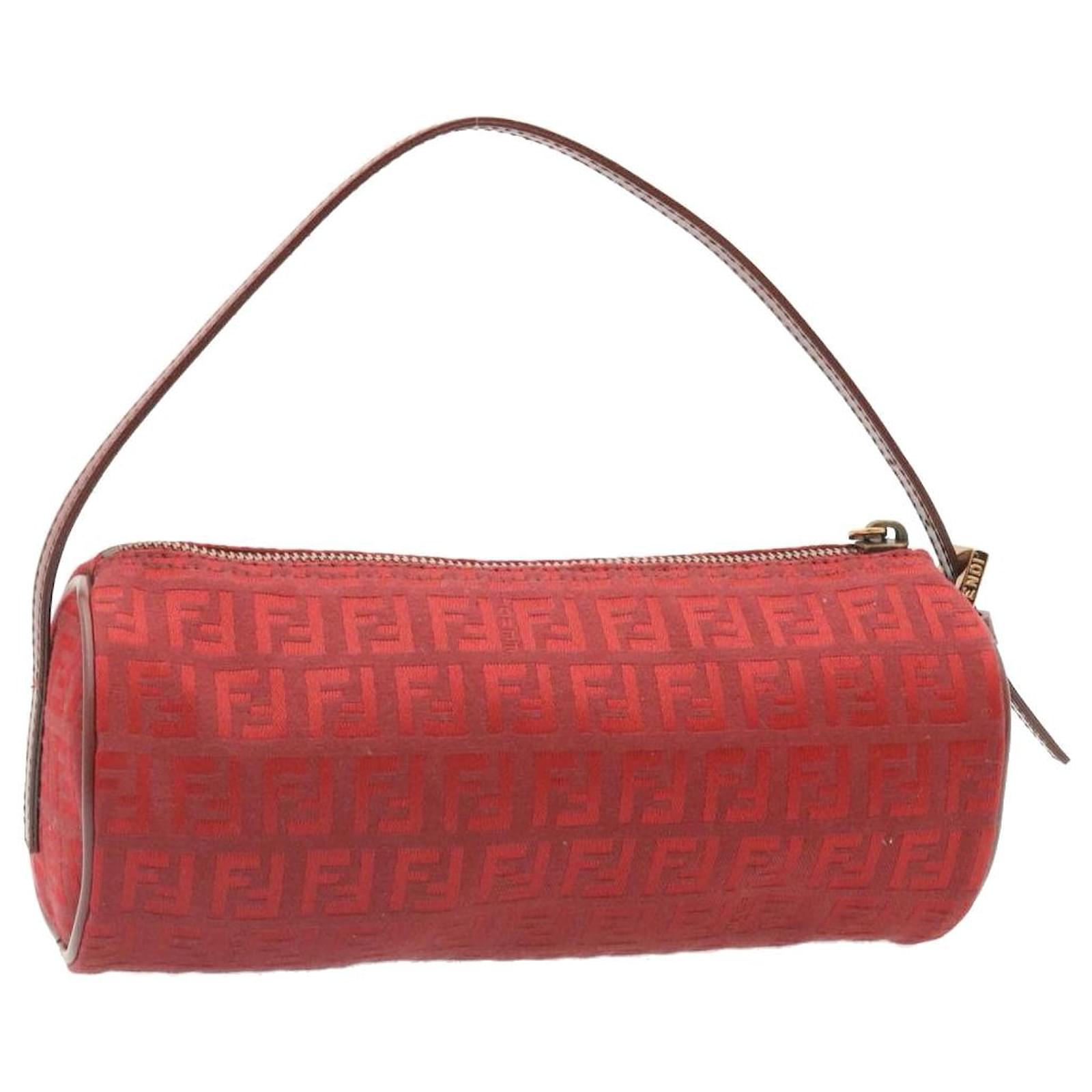 fendi red clutch