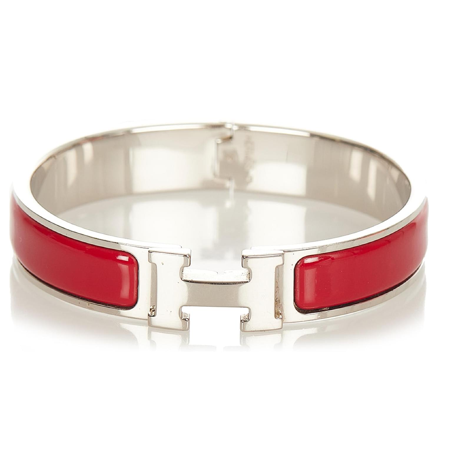 red hermes bangle