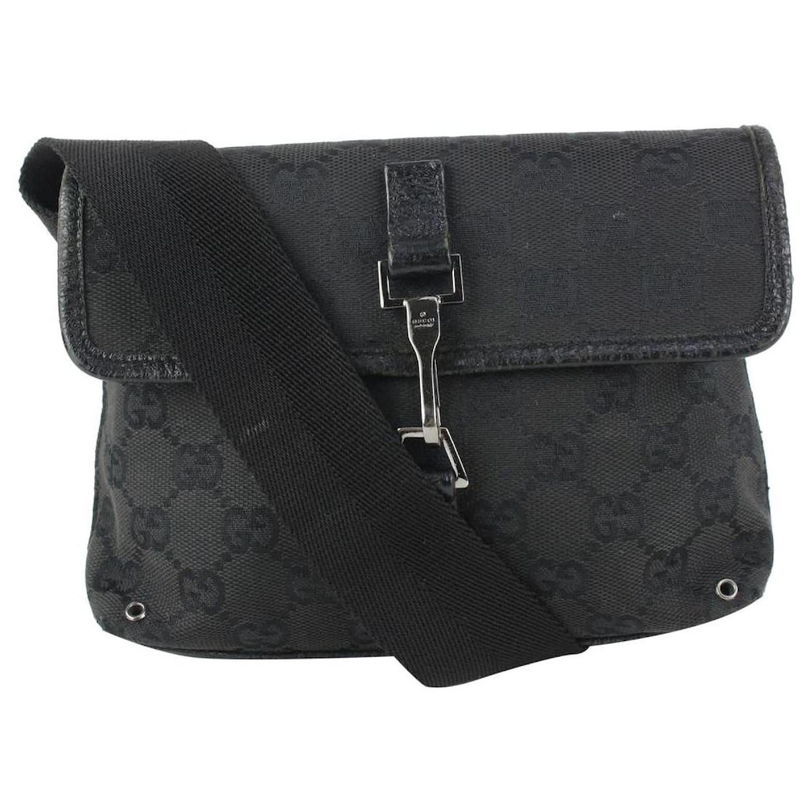 Gucci Black Monogram Handbag