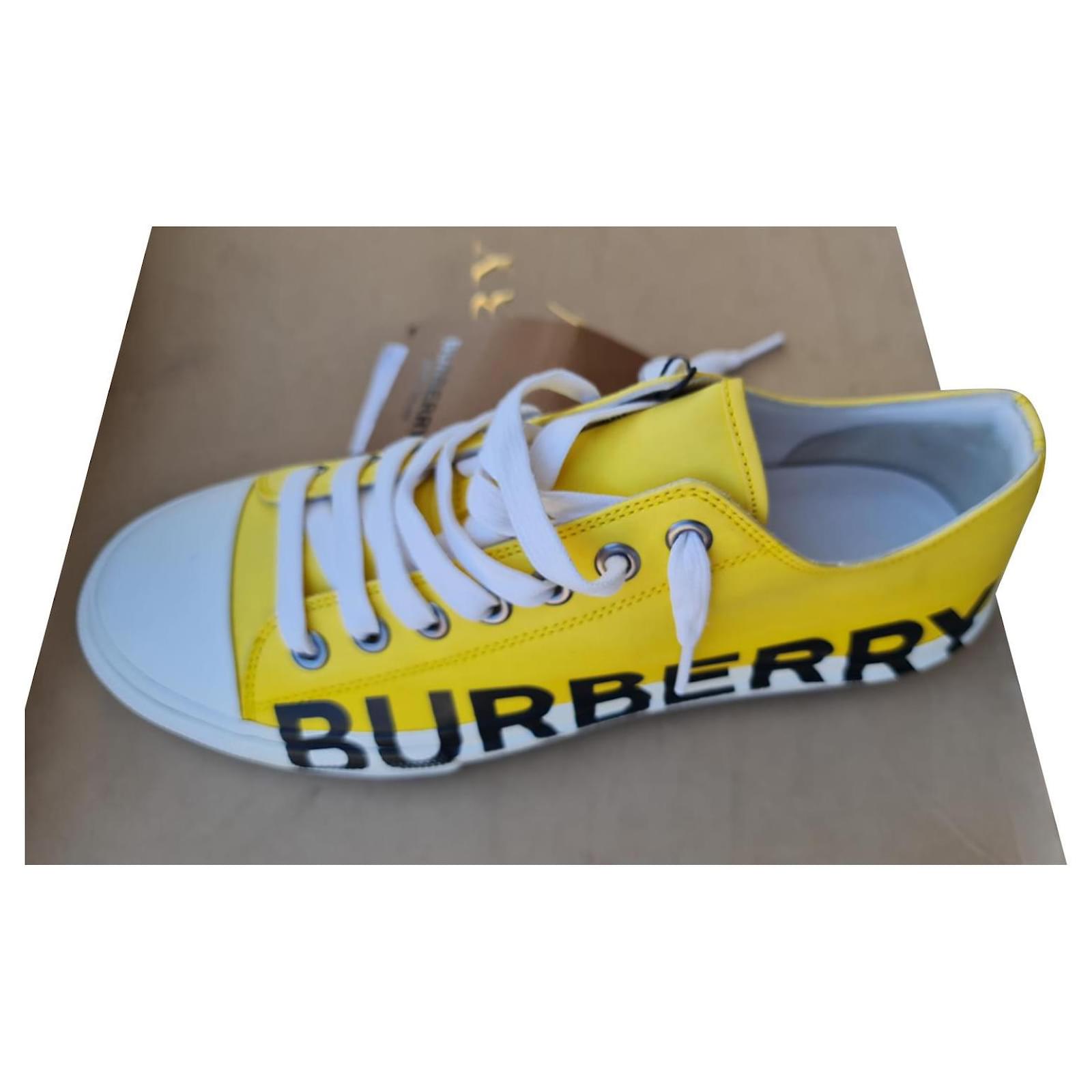 Burberry sneakers hot sale yellow