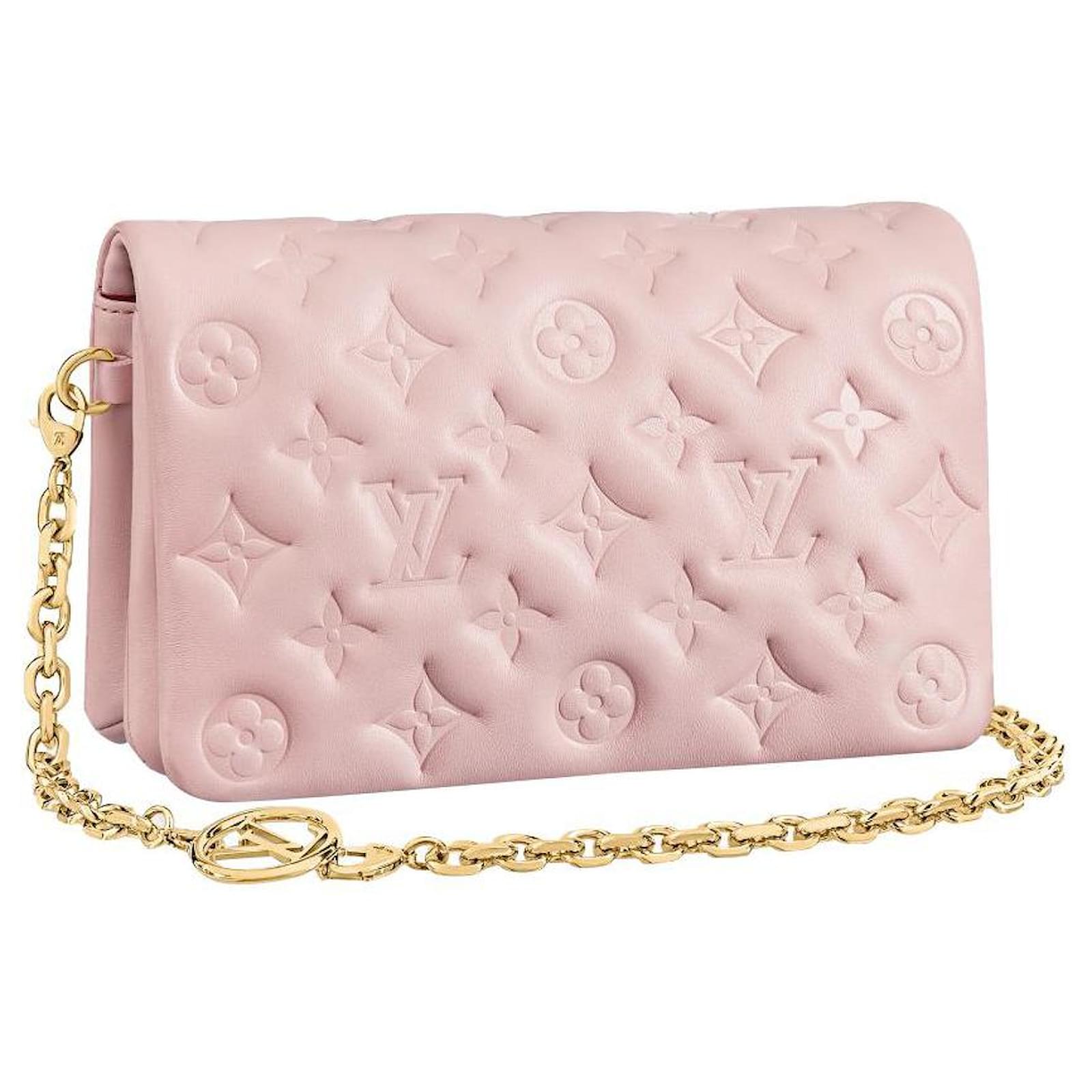 Louis Vuitton Petit Sac Plat Pink Leather ref.999389 - Joli Closet