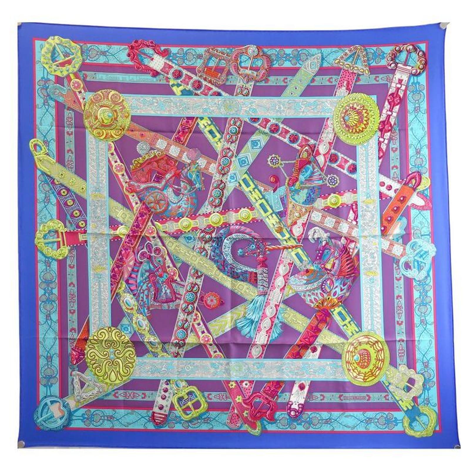 hermes unicorn scarf