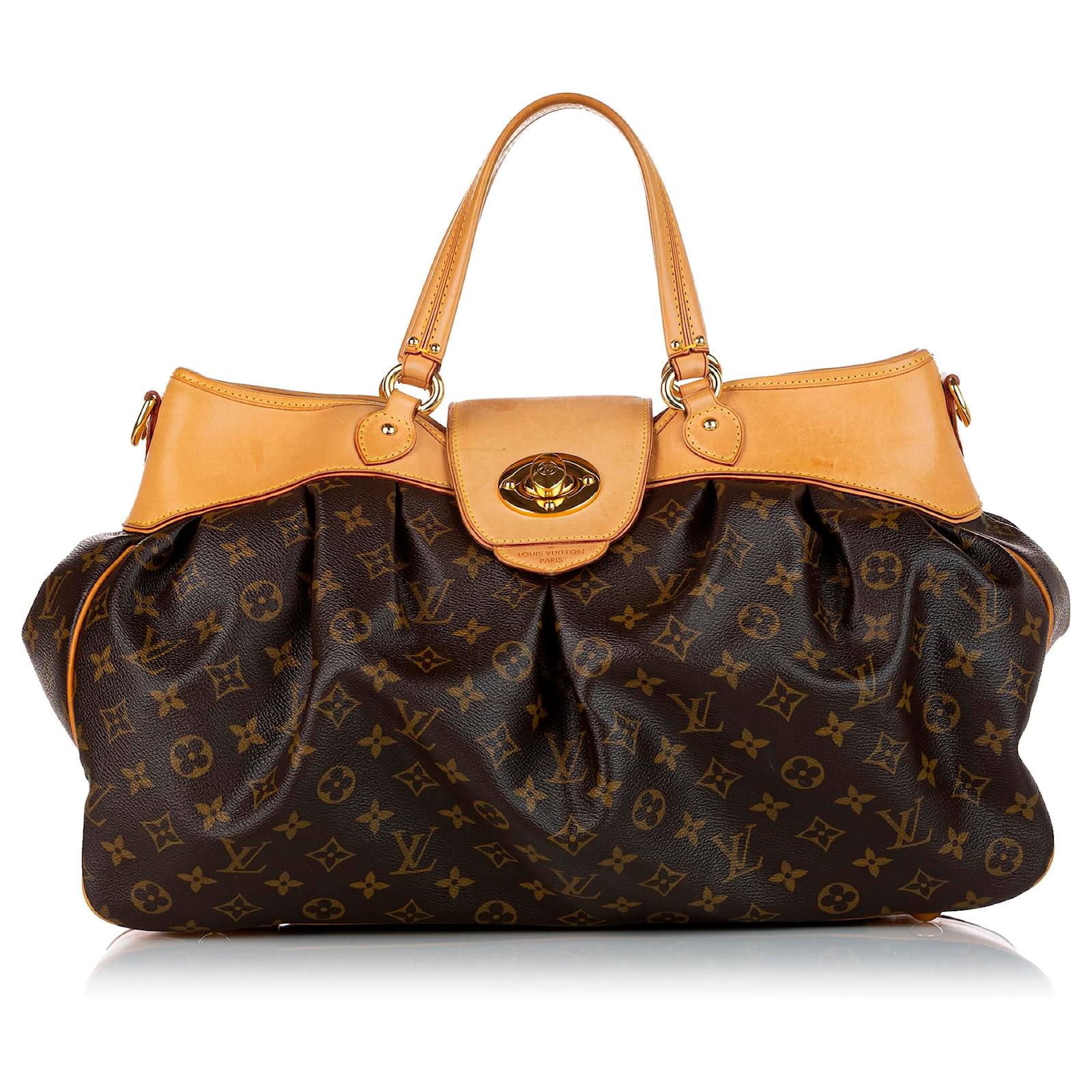 Twist Louis Vuitton Brown Monogram Boetie GM Leather Cloth ref.377444 -  Joli Closet