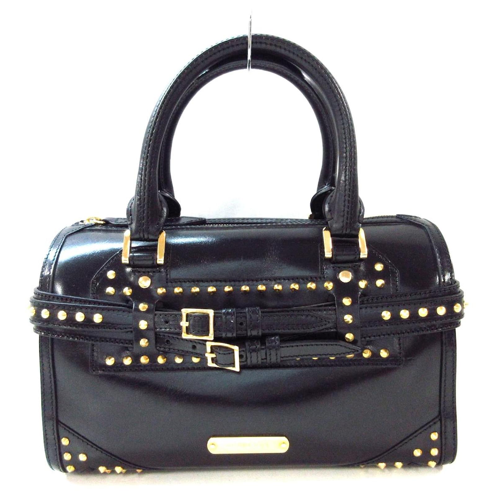 Burberry Travel Bag Black Leather ref.377593 Joli Closet