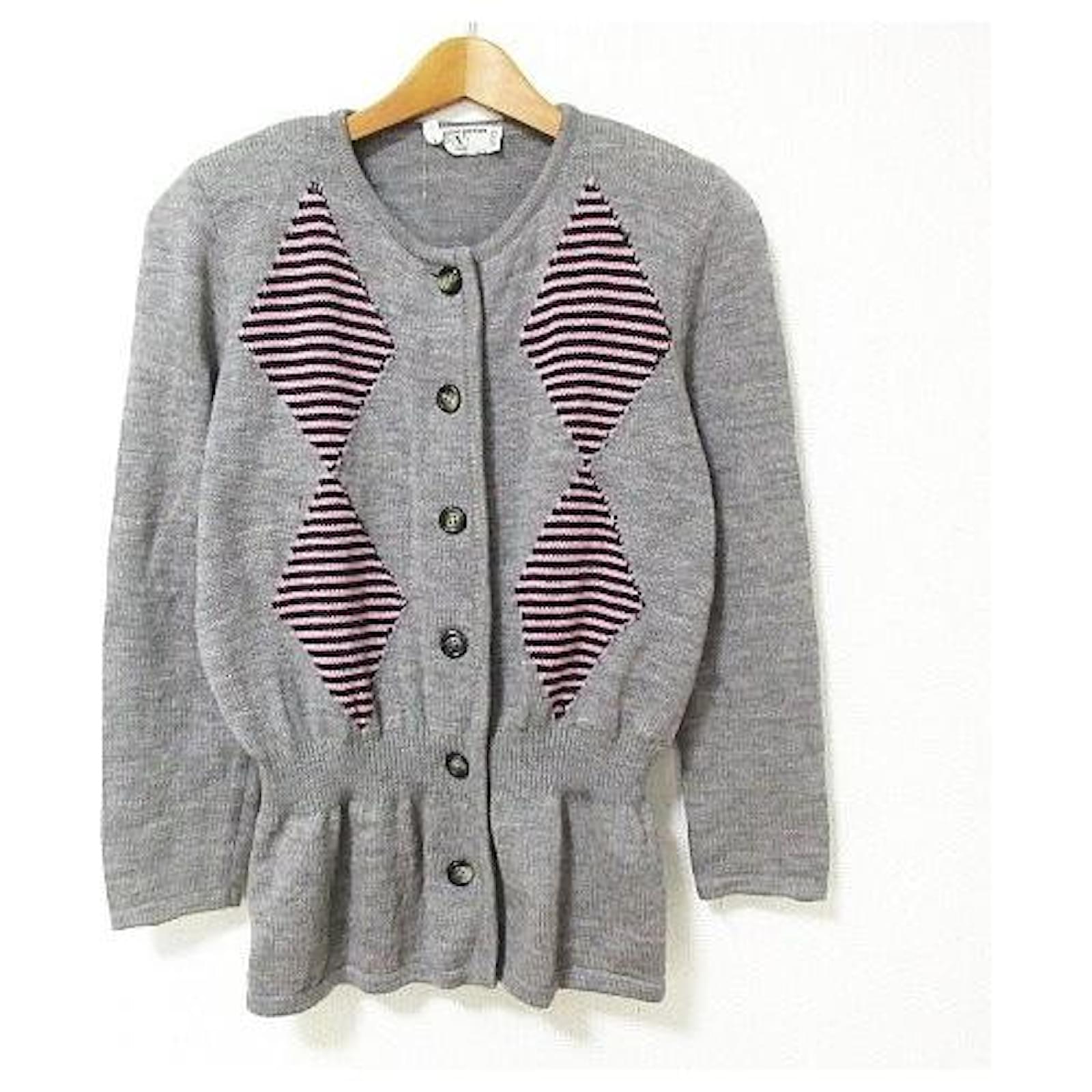 Used] Valentino Garavani VALENTINO GARAVANI knit cardigan long