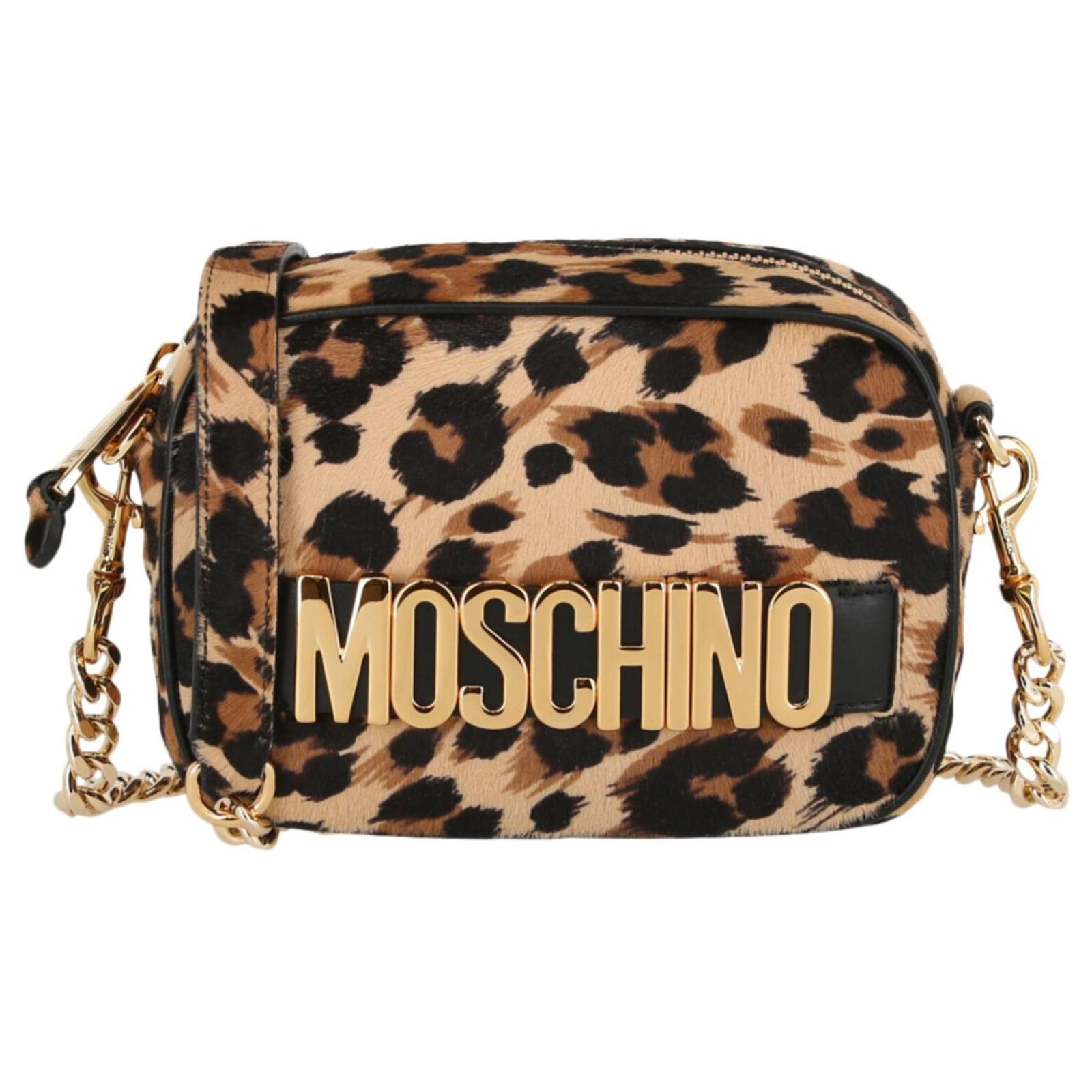 moschino leopard bolsa