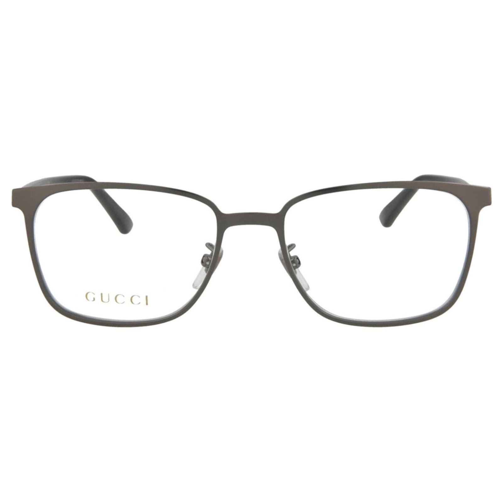 Gucci Montature da vista in metallo rettangolare Nero ref.378014 - Joli  Closet