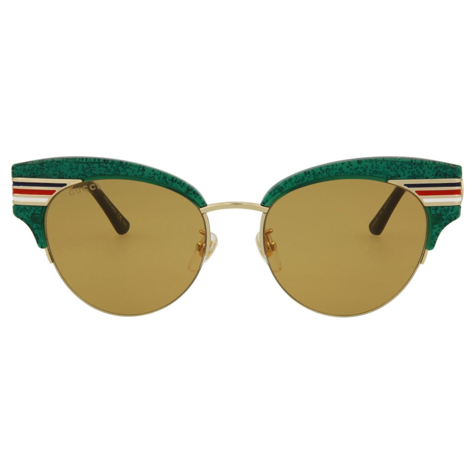 Gucci Occhiali da sole in metallo a occhi di gatto ref.378082 - Joli Closet