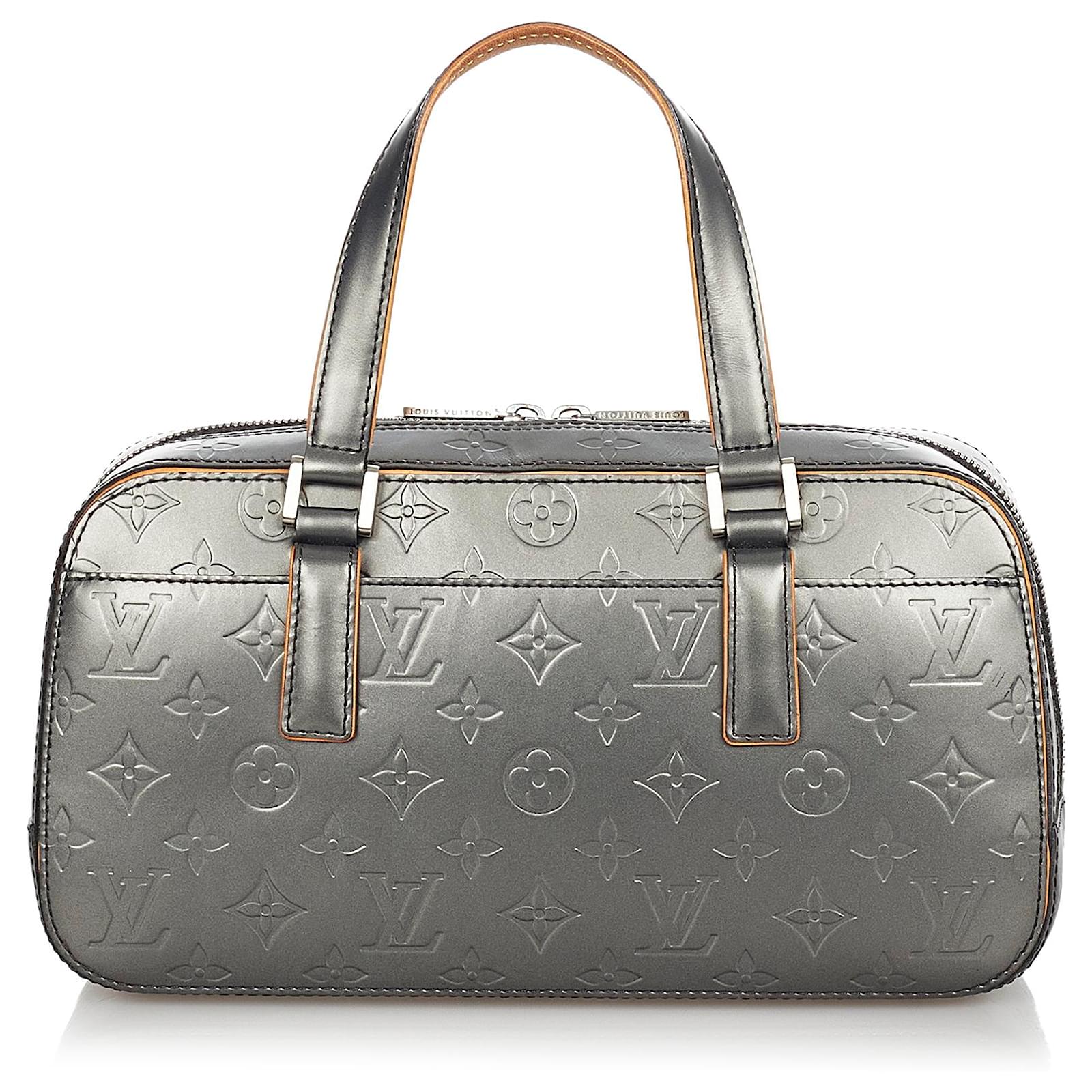 Louis Vuitton Dark Grey Monogram Mat Shelton Satchel Bag Louis Vuitton