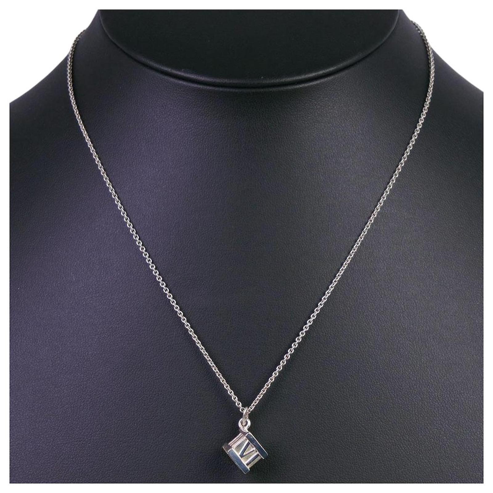 Tiffany atlas sale cube necklace