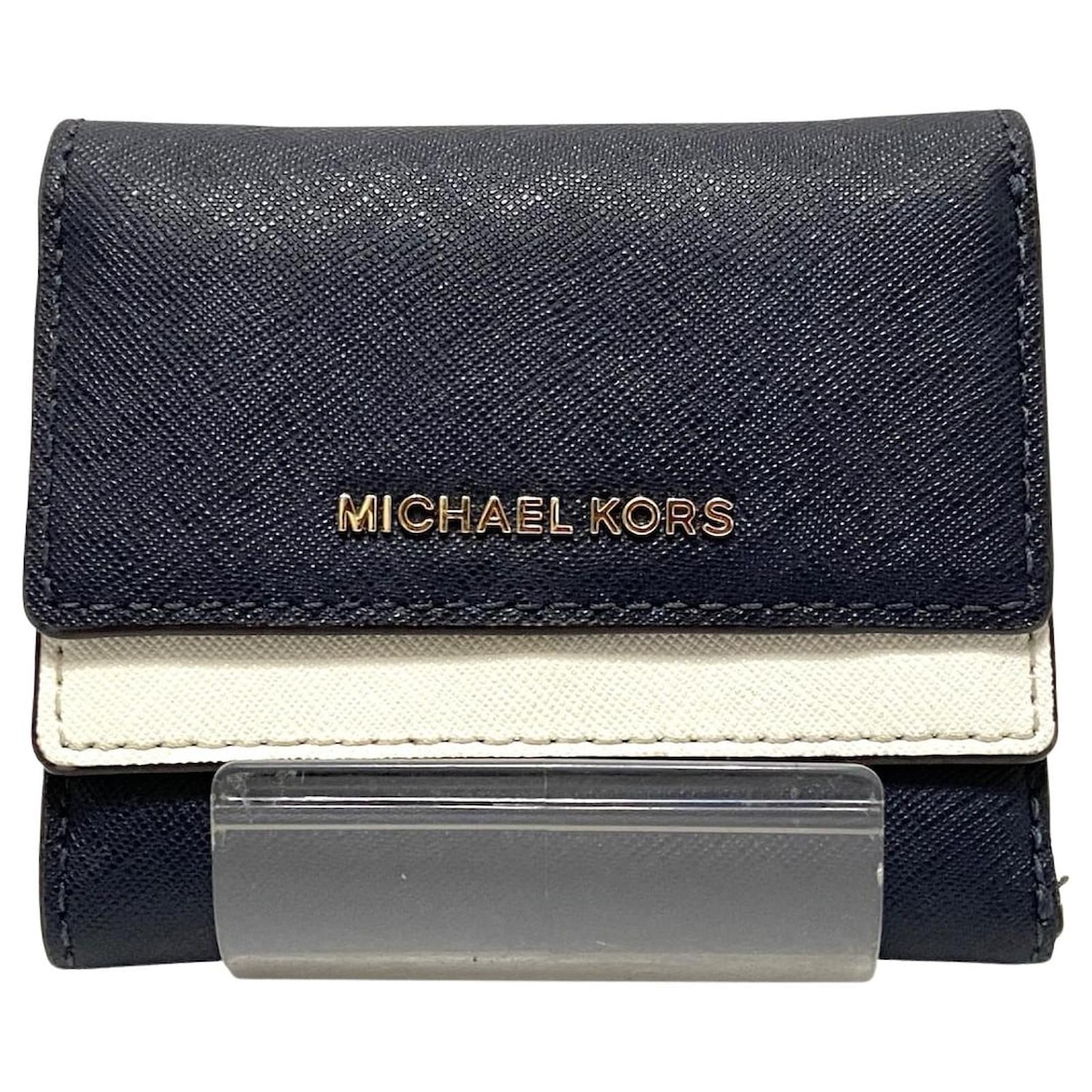 Michael Kors wallet Navy blue Cloth ref.378468 - Joli Closet