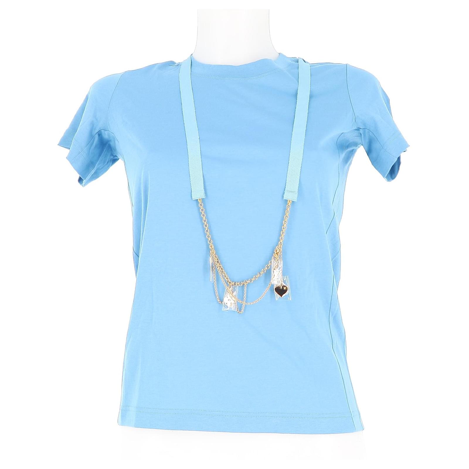 Louis Vuitton Tops Blue Cotton ref.546988 - Joli Closet