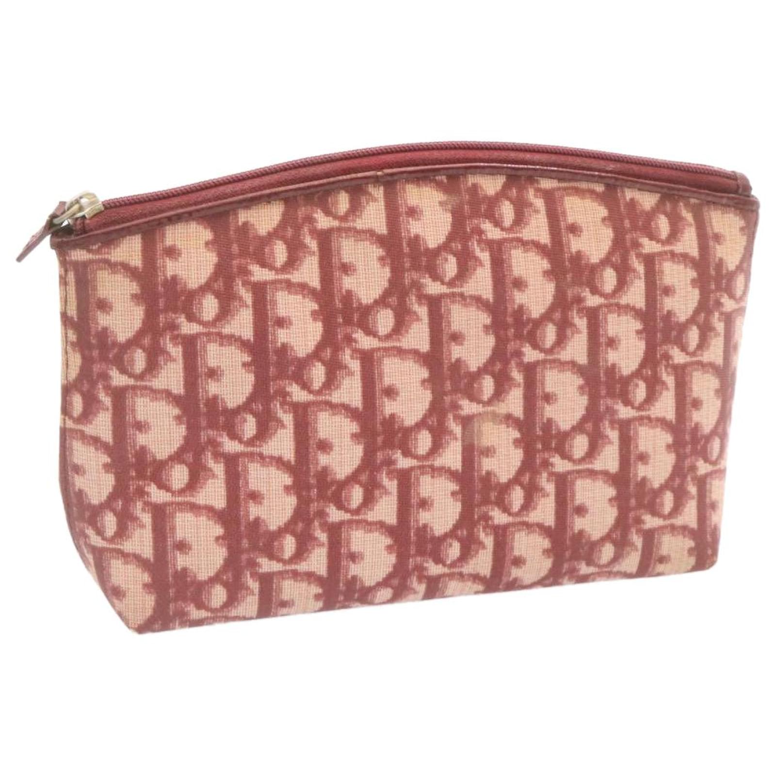 Christian Dior Trotter Cosmetic Pouch PVC No.1 Pink