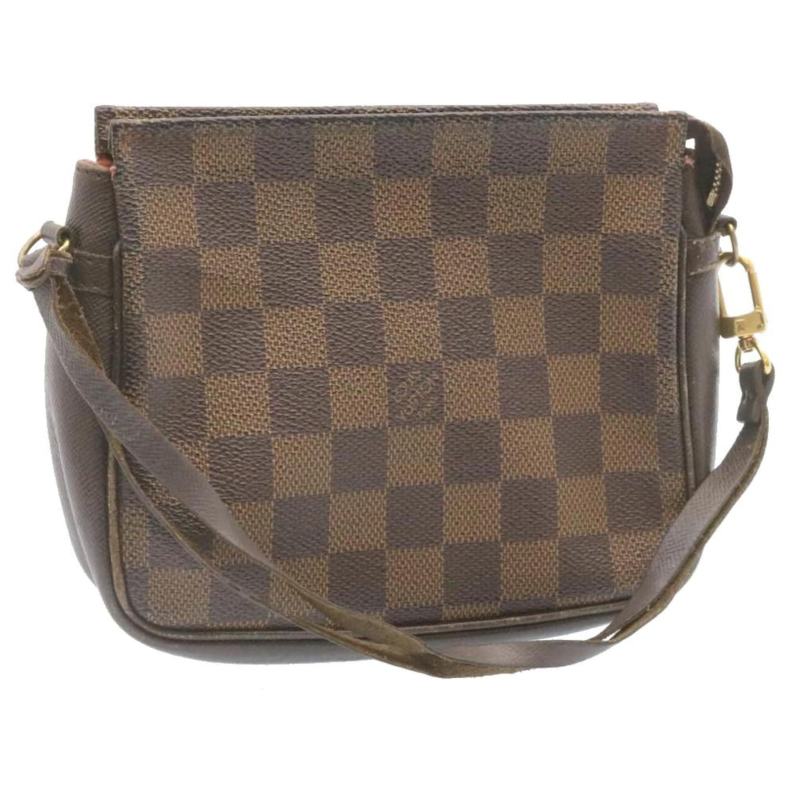 Louis Vuitton Damier Ebene Pouch - Brown Clutches, Handbags