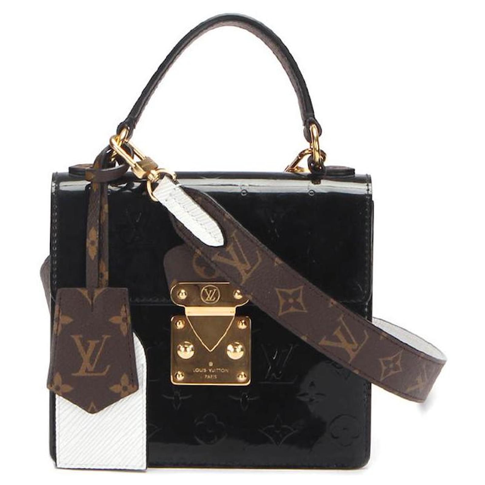 Louis Vuitton, Bags, Louis Vuitton Spring Street Black Vernis Bag