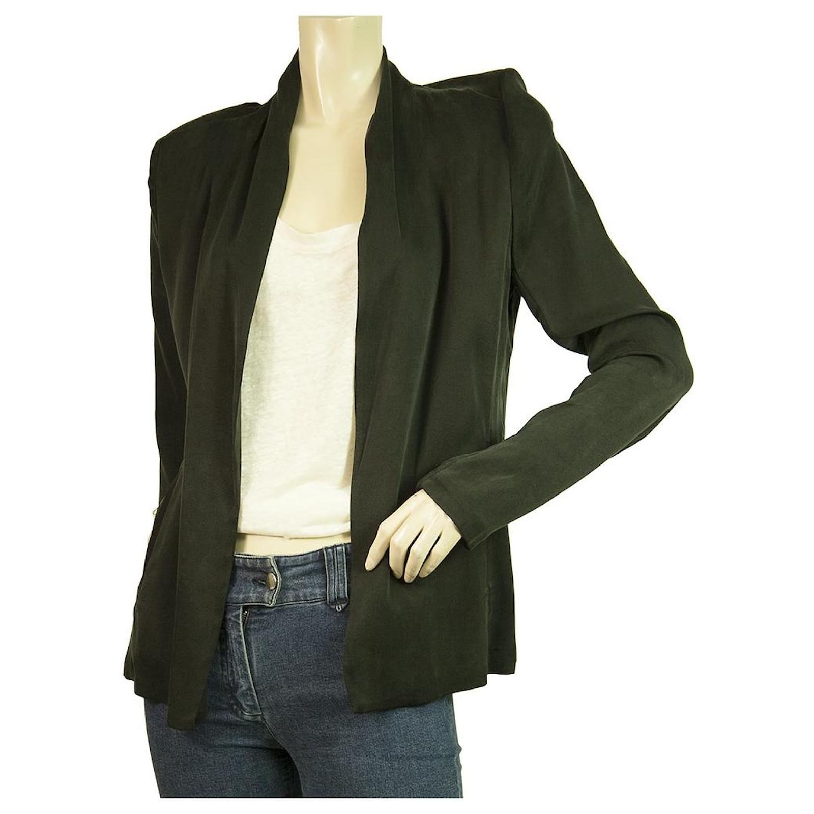Giacca Lunga In Jeans Strappato Tbahhir Per Donna – Cardigan Aperto Denim – Stile Vintage Y2K