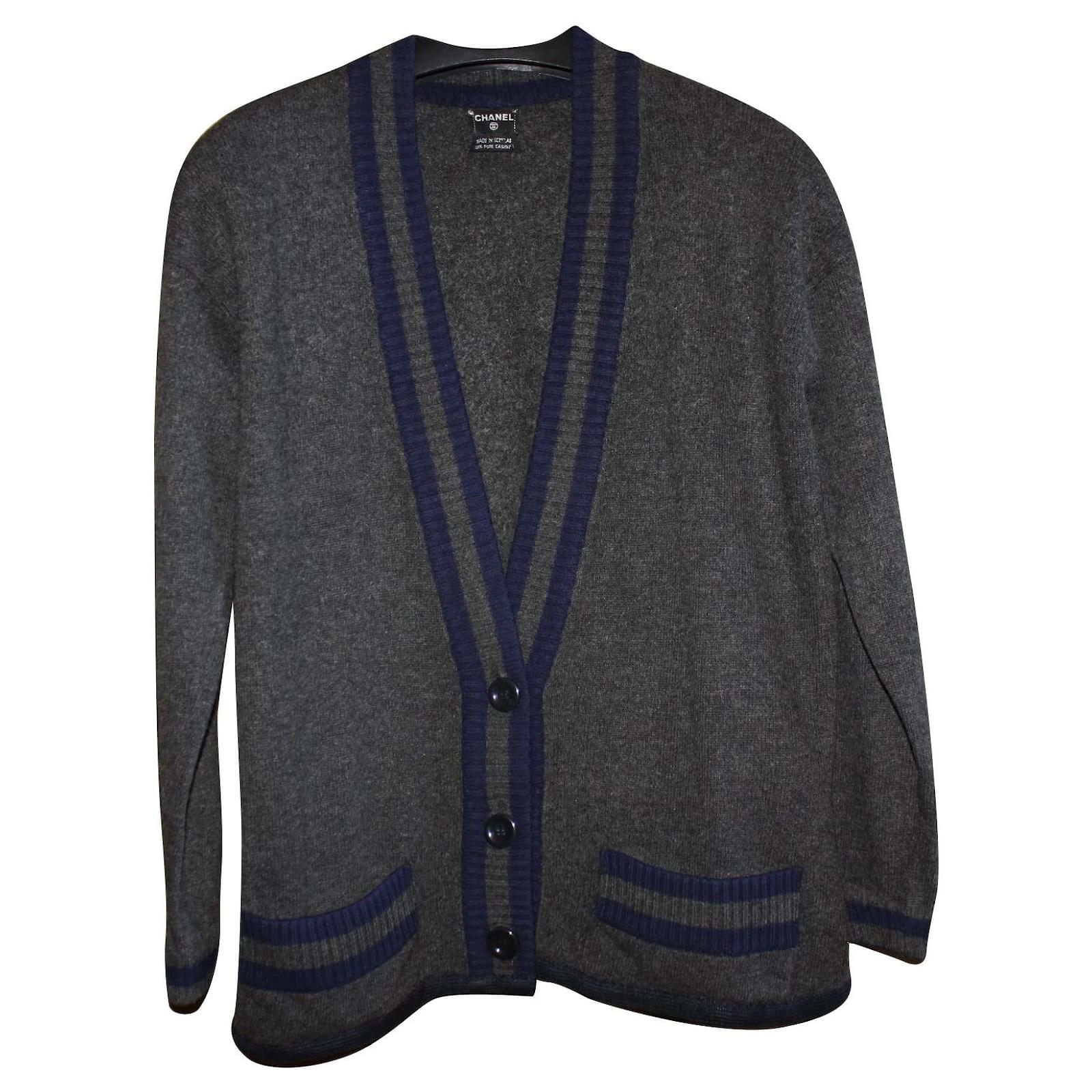 Vintage cashmere cardigan from Chanel