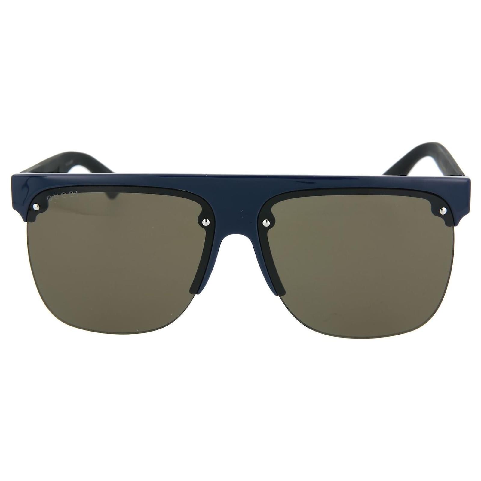 Gucci Occhiali da sole in acetato con montatura a D Blu ref.379364 - Joli  Closet