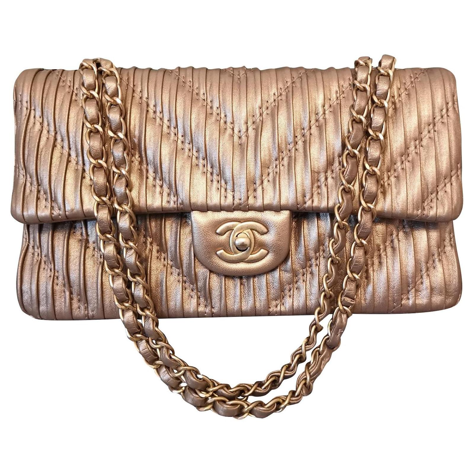 limited edition gold chanel bag