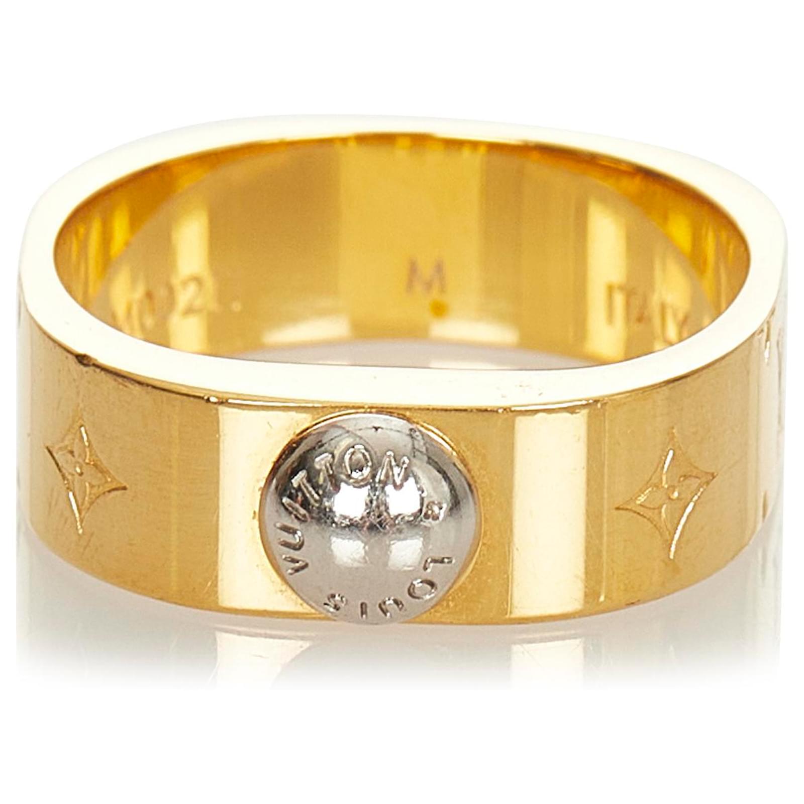 Louis Vuitton Nanogram Ring - Brass Band, Rings - LOU717404