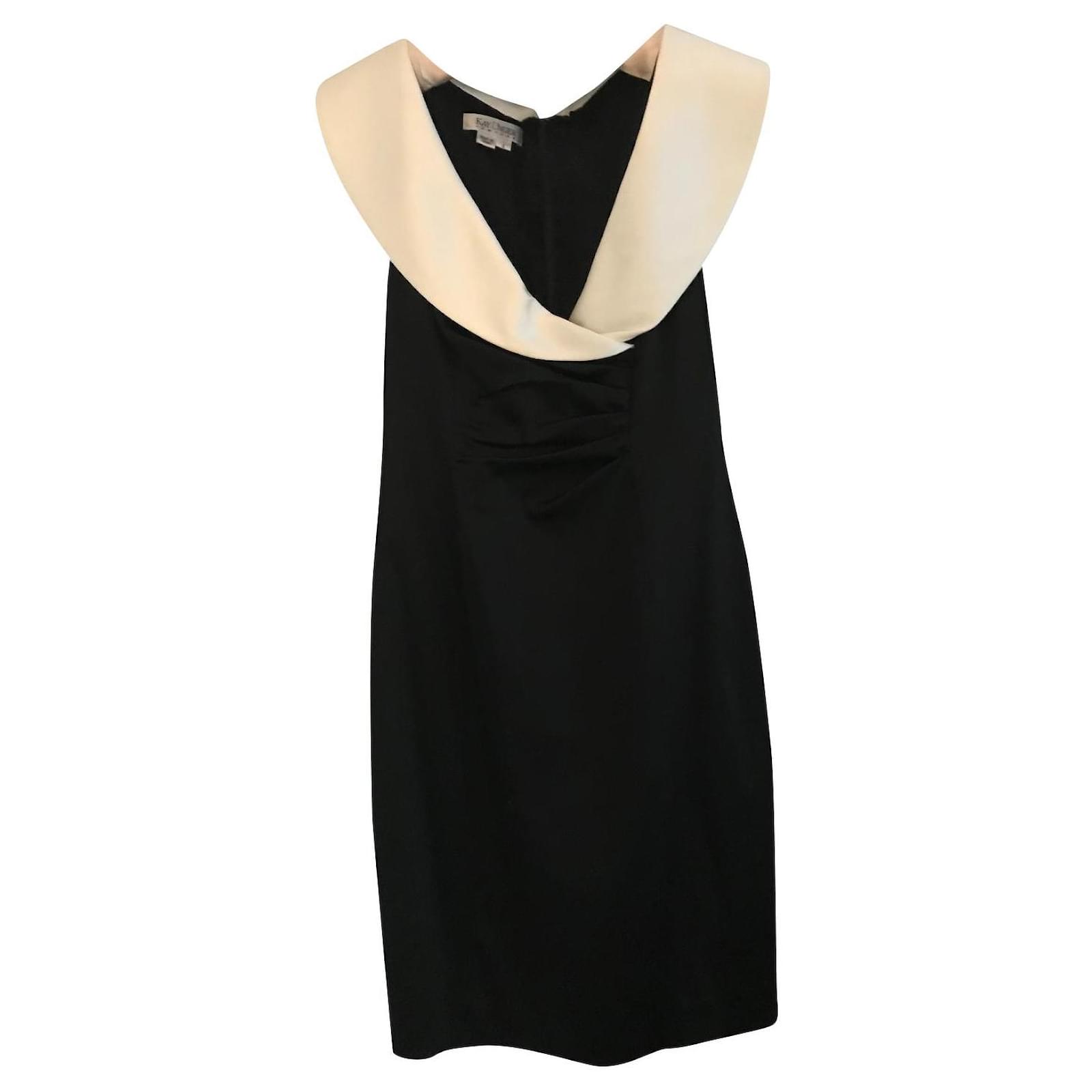 kay unger white dress