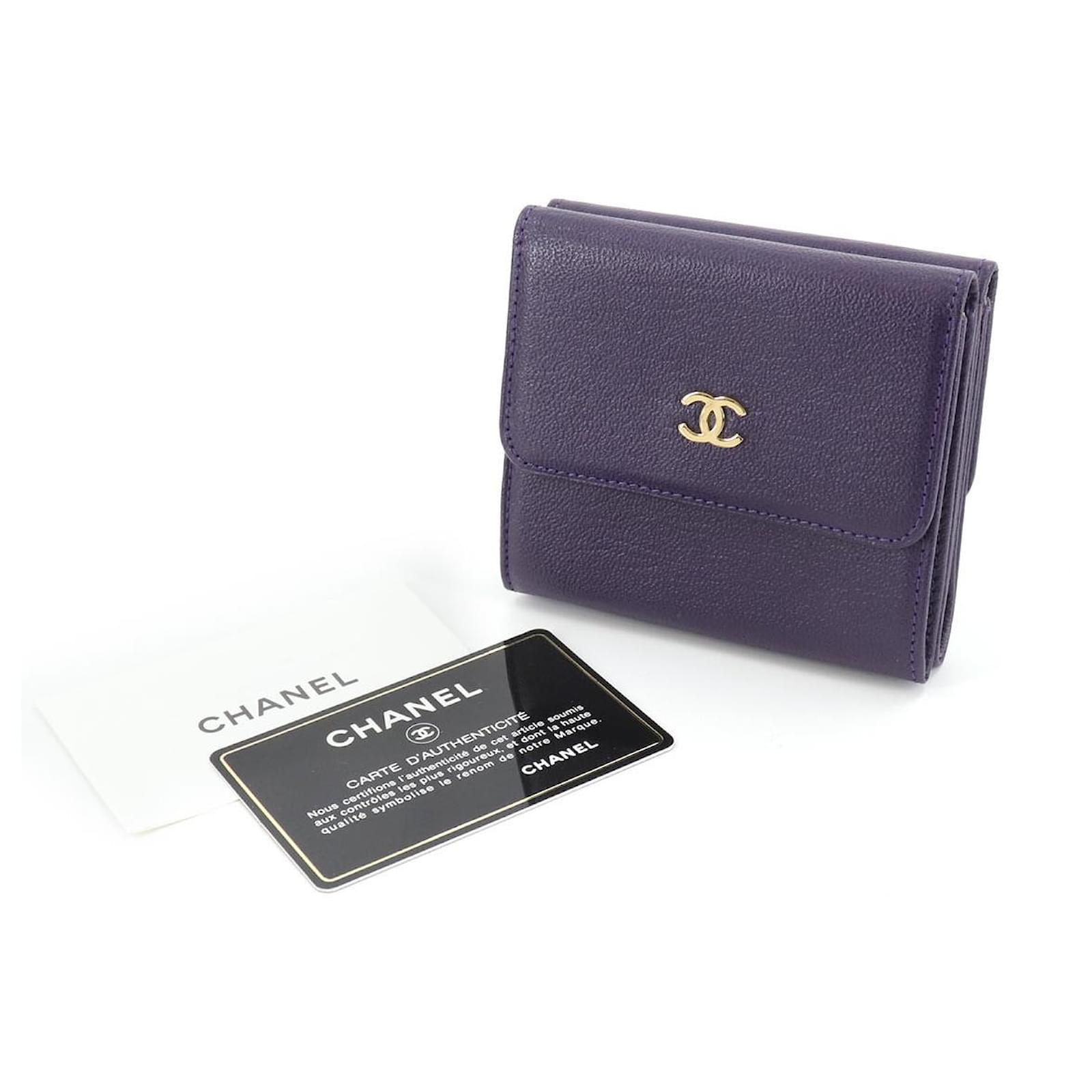 Ví CHANEL TriFold Wallet Matrasse Classic Wallet