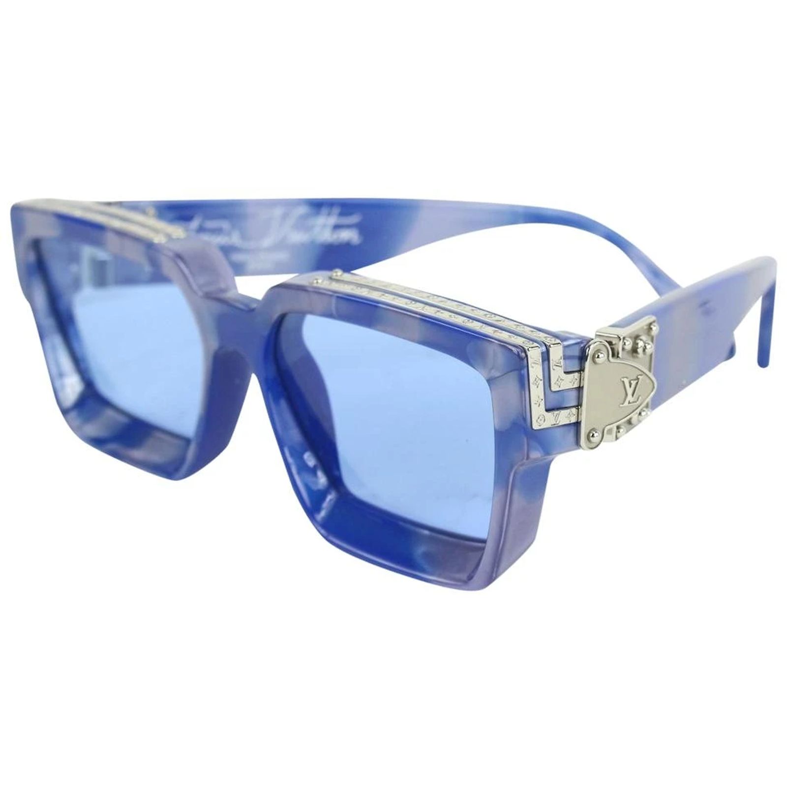 Louis Vuitton Z1560E Blue Marble Millionaires 1.1 Sunglasses 