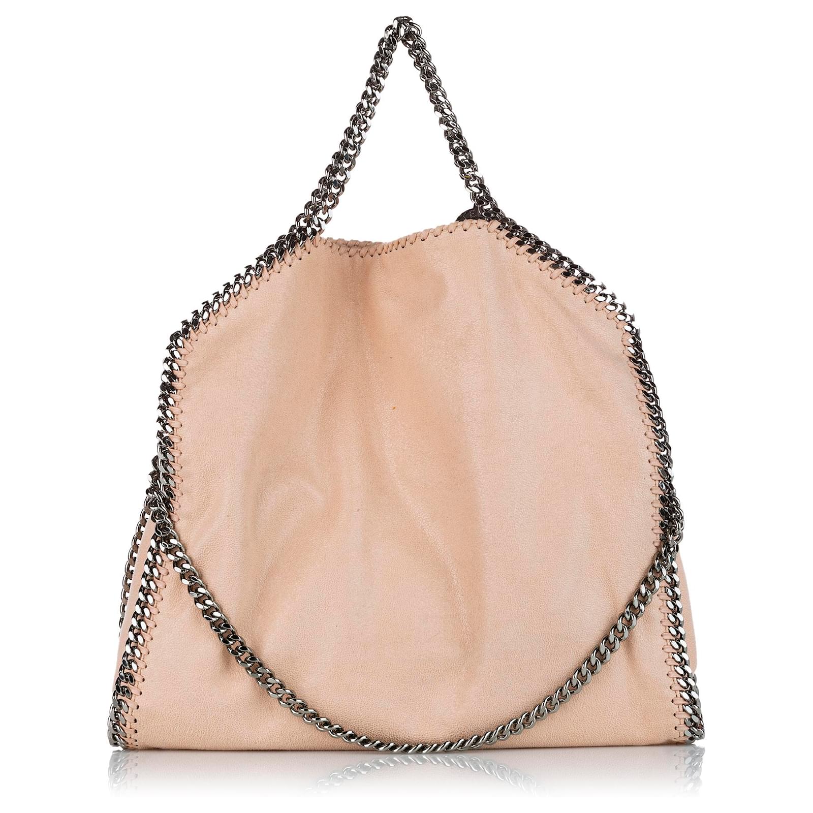 Stella Mc Cartney Borsa tote pieghevole Falabella Stella McCartney di  colore marrone Argento Beige Metallo Panno ref.382611 - Joli Closet