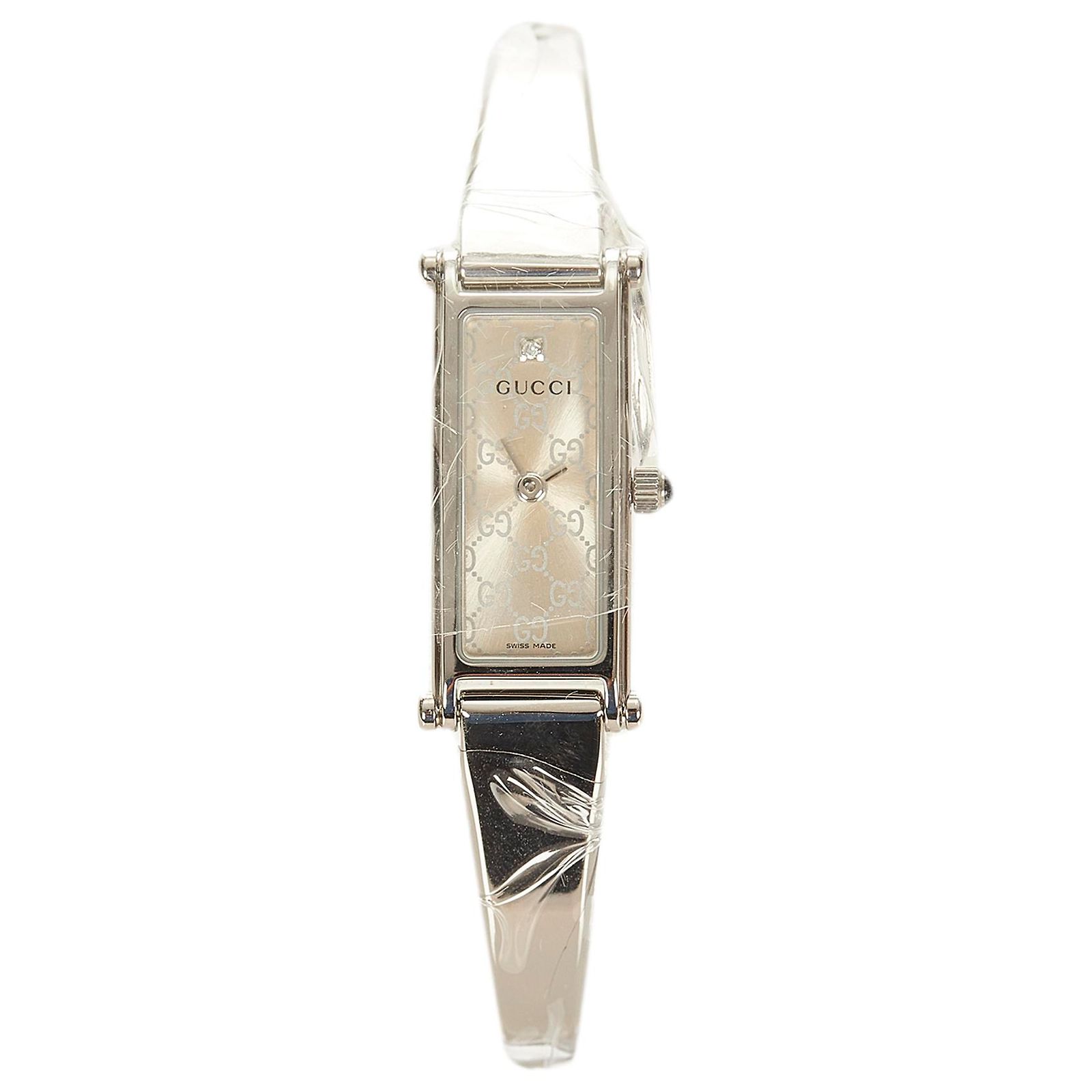 Gucci Silver 109 Stainless Steel Watch Silvery Metal ref.383809 