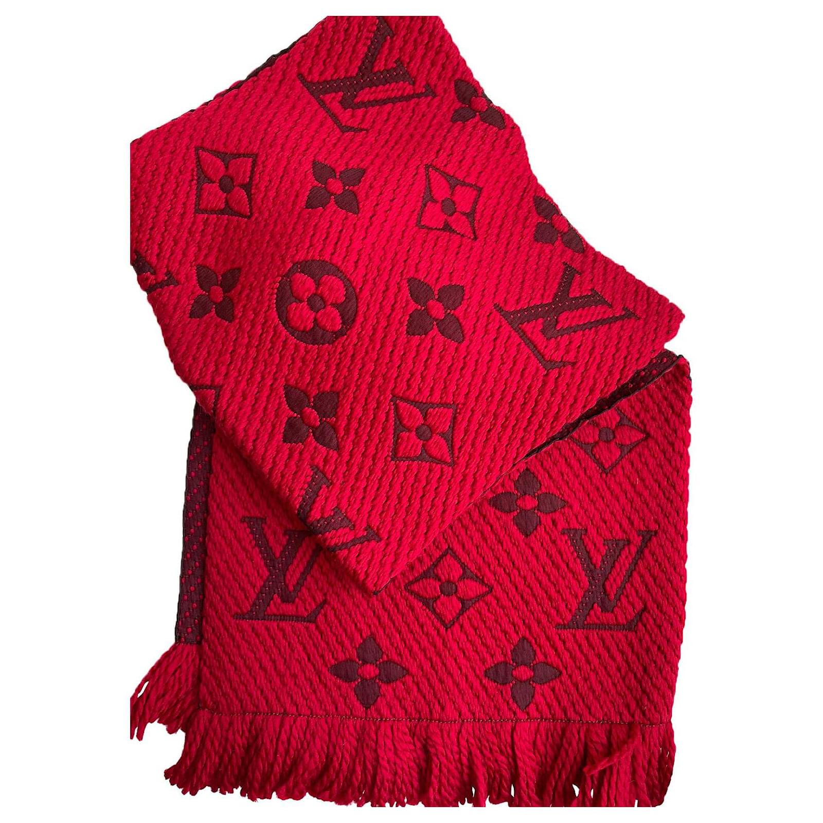 Montsouris Louis Vuitton Logomania Red Wool ref.383990 - Joli Closet