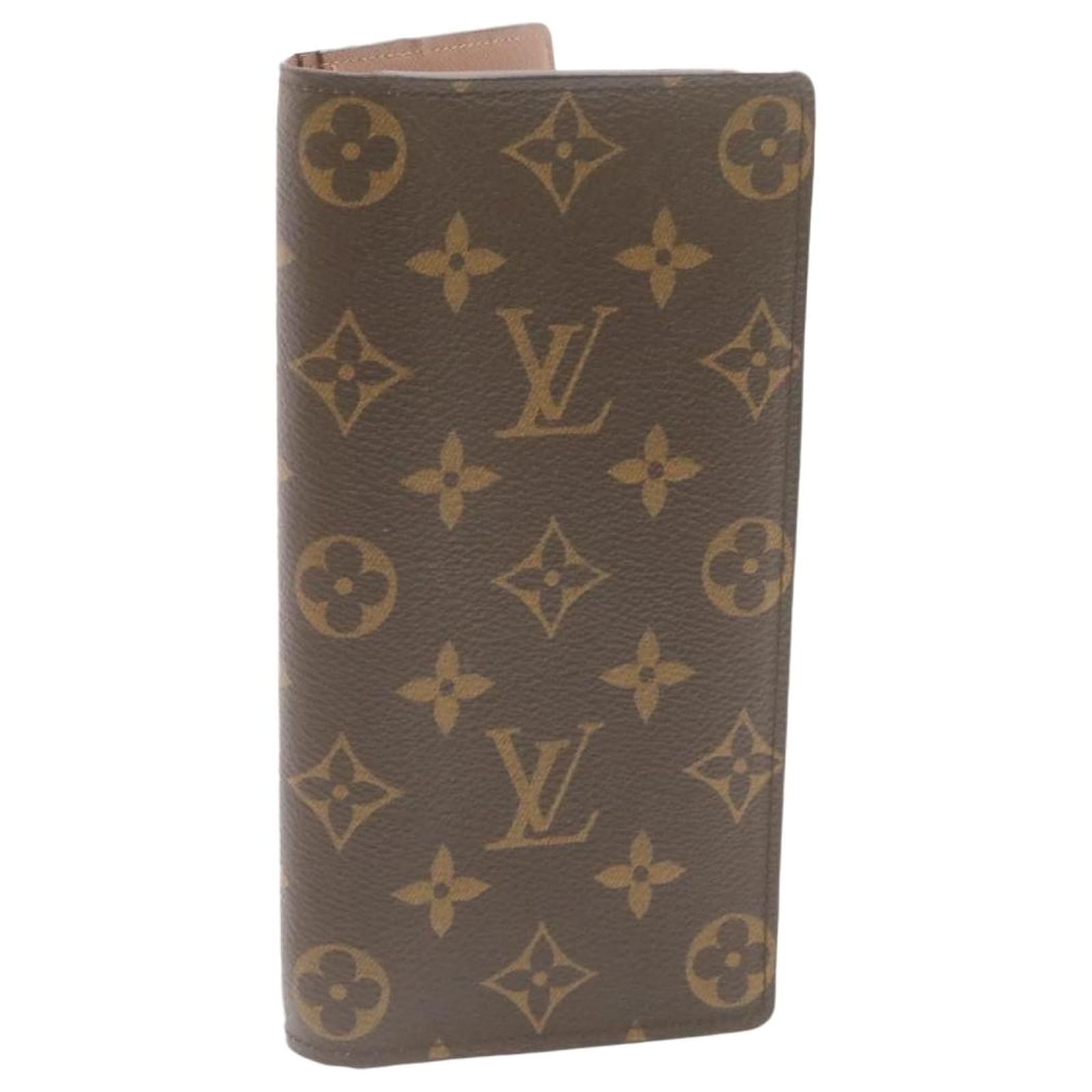 LOUIS VUITTON Monogram Portefeuille Brazza Long Wallet M66540 LV