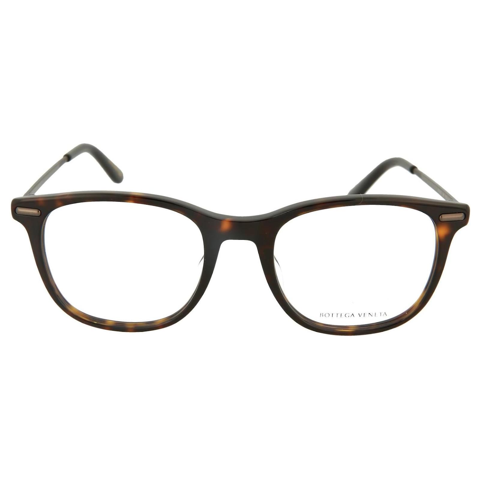 Bottega Veneta Square-Frame Optical Glasses Brown ref.384966 - Joli Closet