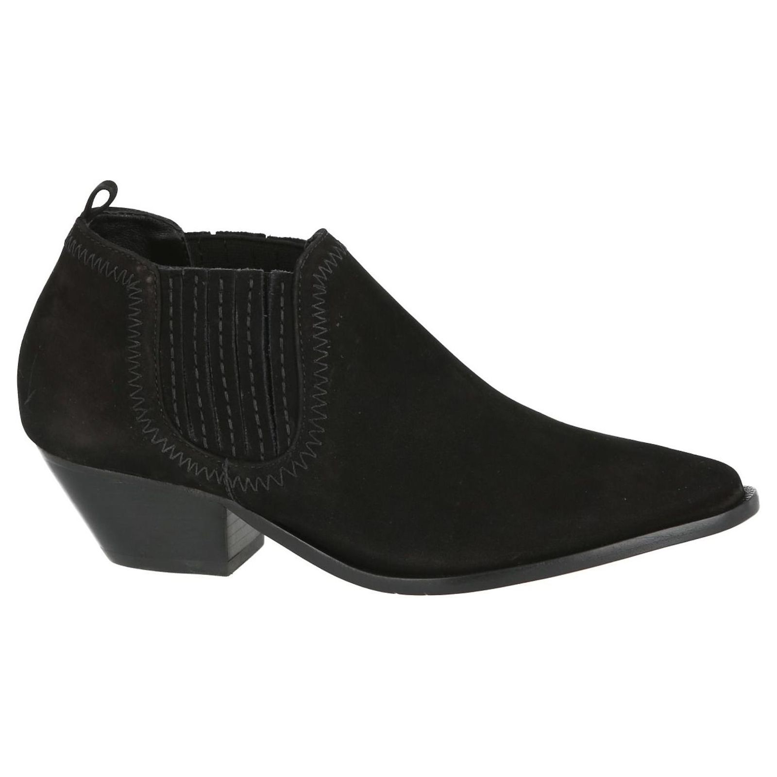 Bottes Western En Cuir Noir Grazie Pour Femme - Taille US 8, Neuves Avec Emballage