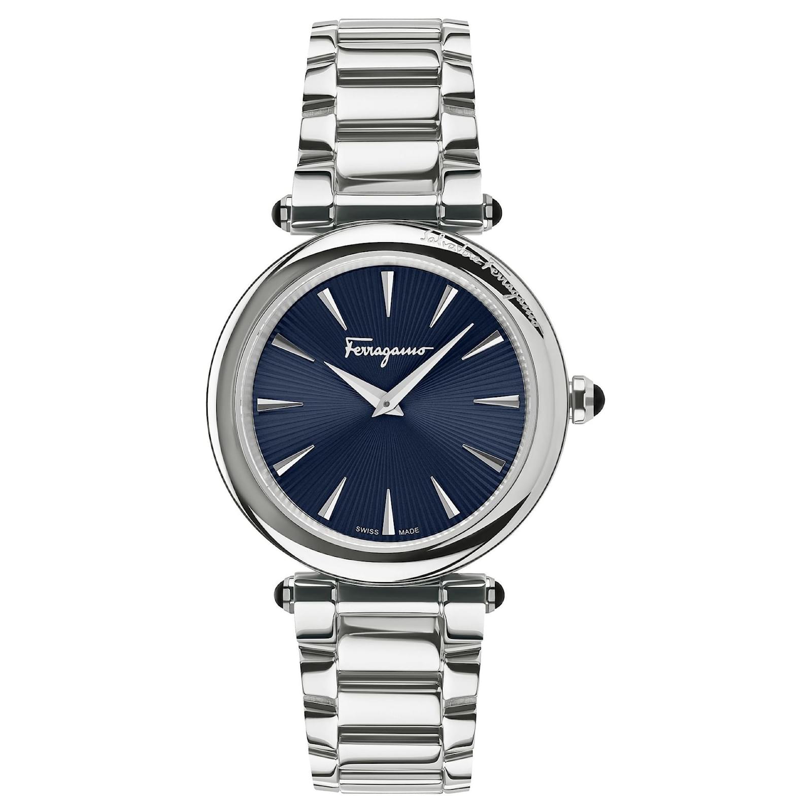 【FERRAGAMO】Idillio Bracelet Watch シルバー文字盤 36mm Salvatore Ferragamo Ferragamo Idillio Bracelet Watch Silvery