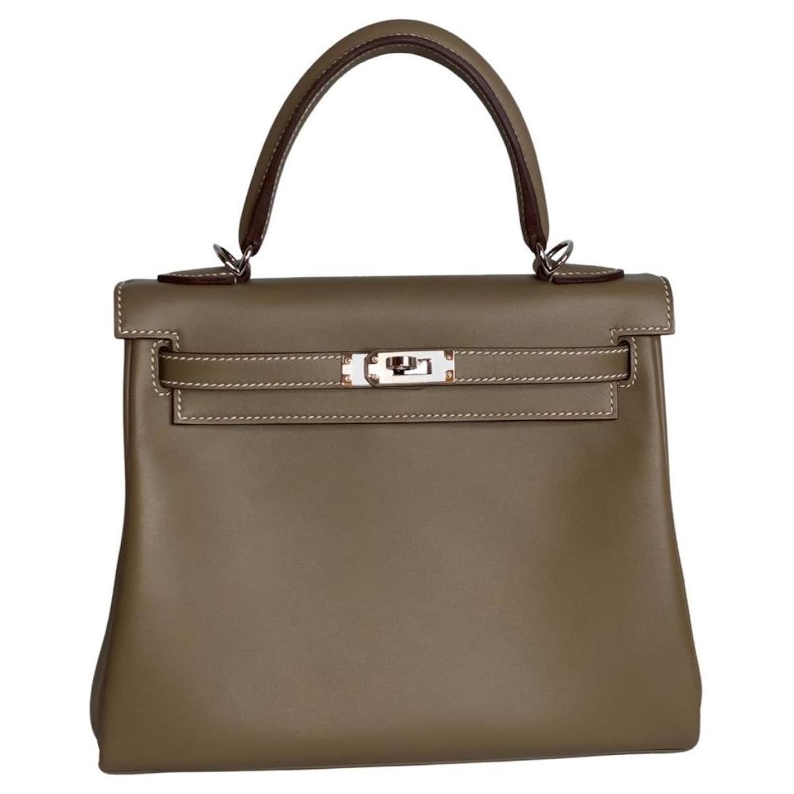 Hermès hermes kelly 25 Cuir Swift Etoupe Taupe Joli