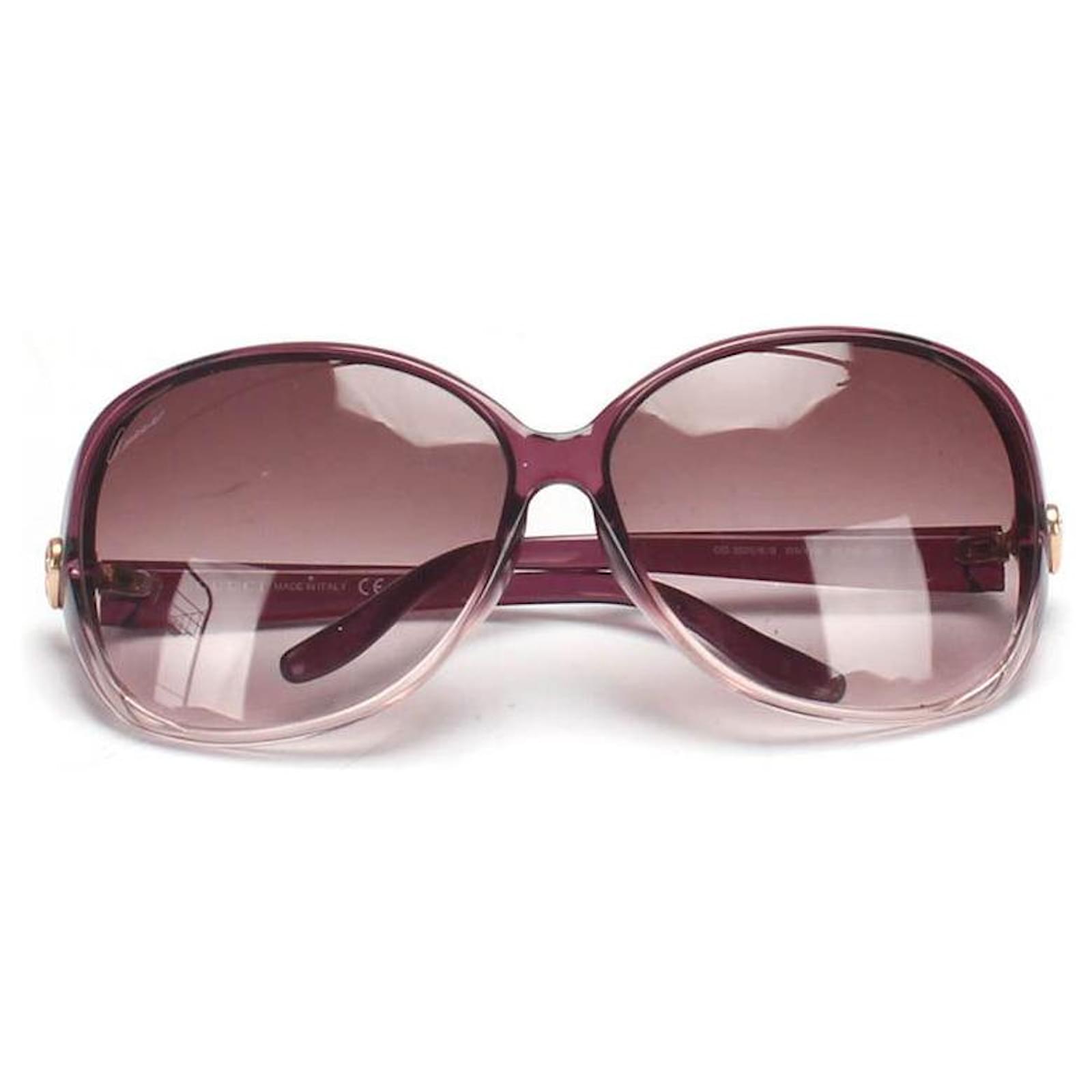 Occhiali da sole Gucci Butterfly colorati GG in resina viola Porpora  Acrilico ref.385981 - Joli Closet