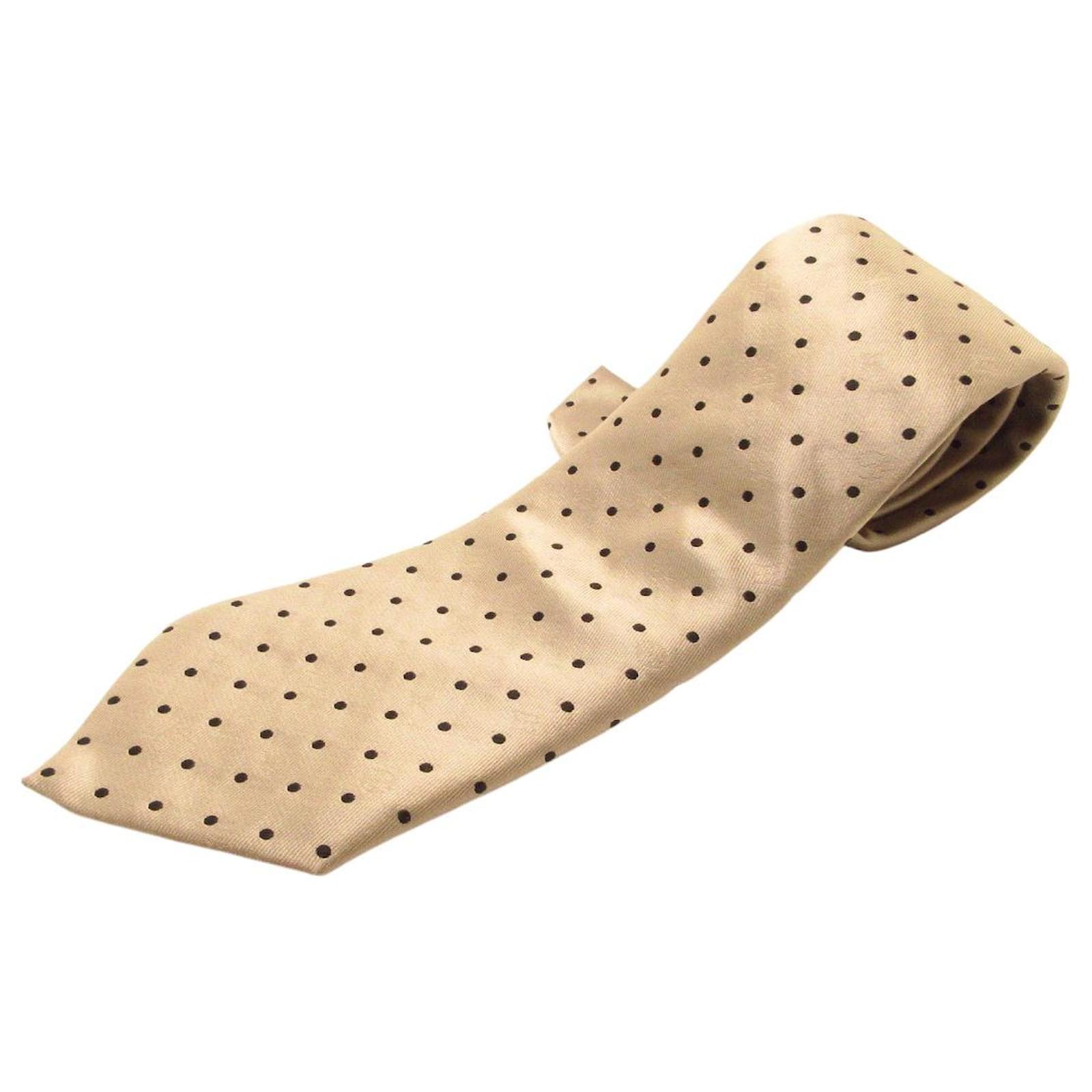 Louis Vuitton Tie Brown Silk ref.386469 - Joli Closet