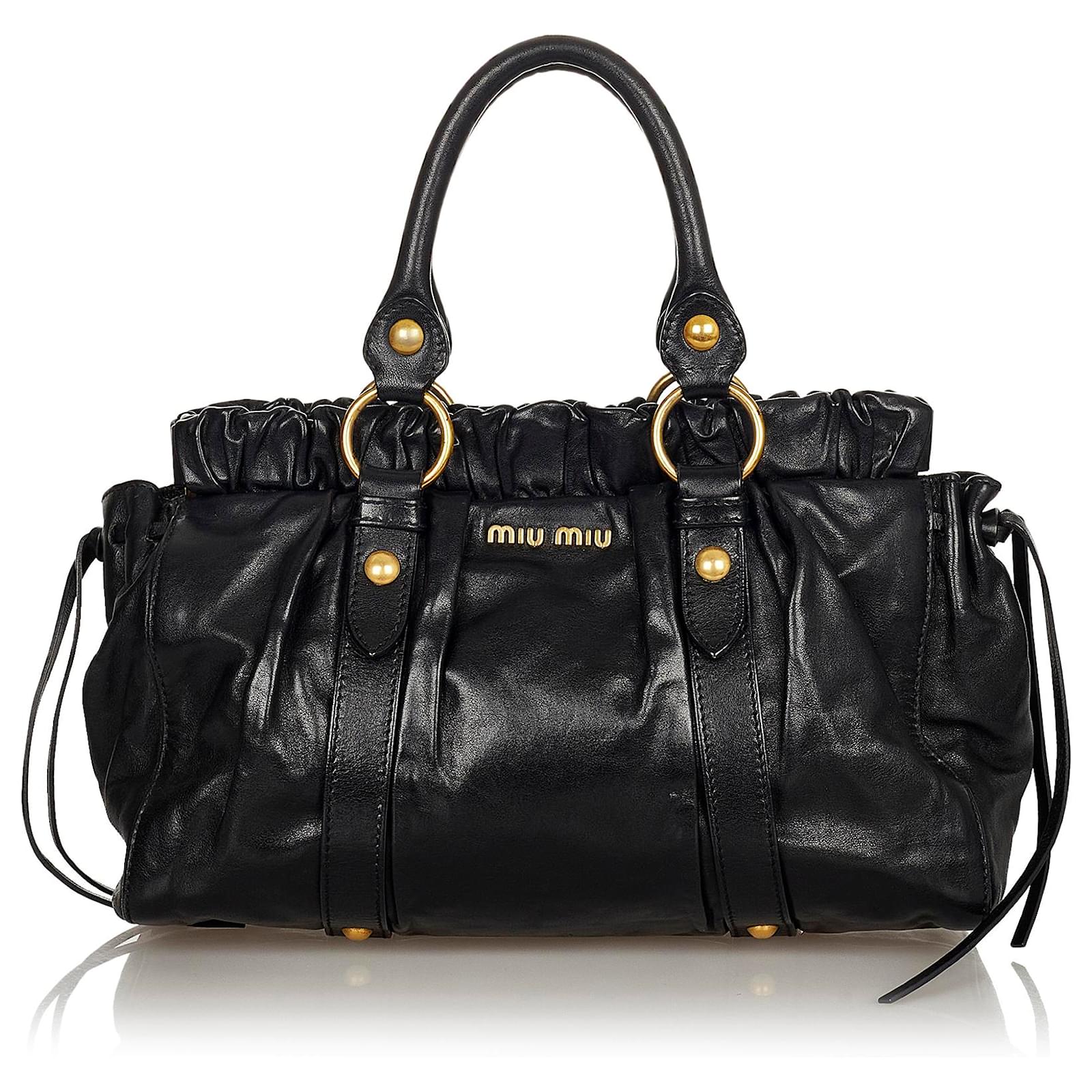 Miu Miu Vitello Shine (black)