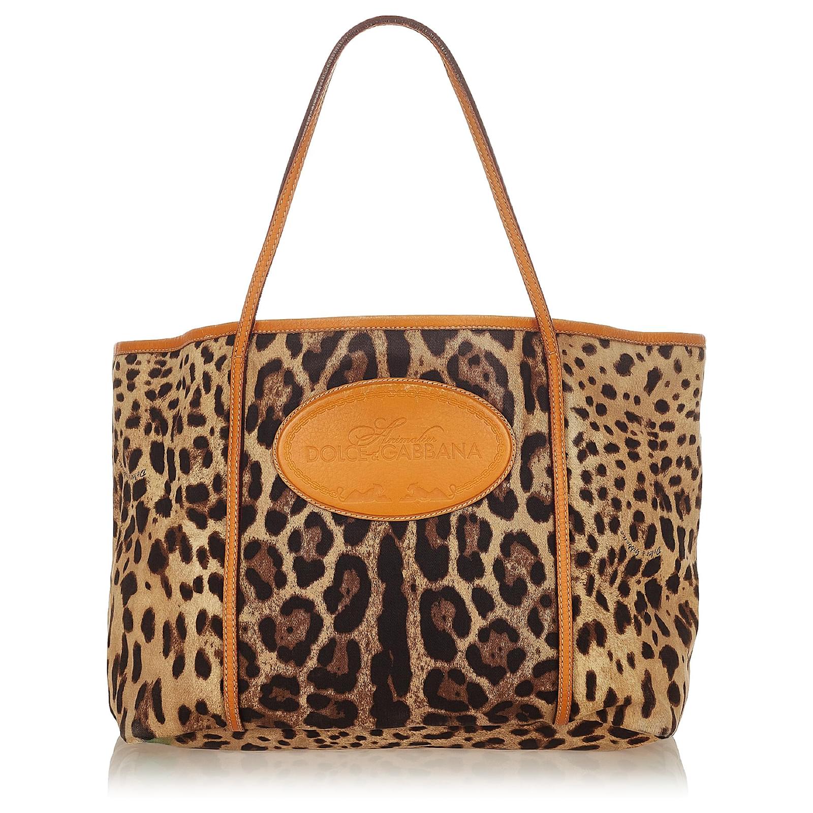 Dolce Gabbana bolso tote de pelo de potro con estampado de